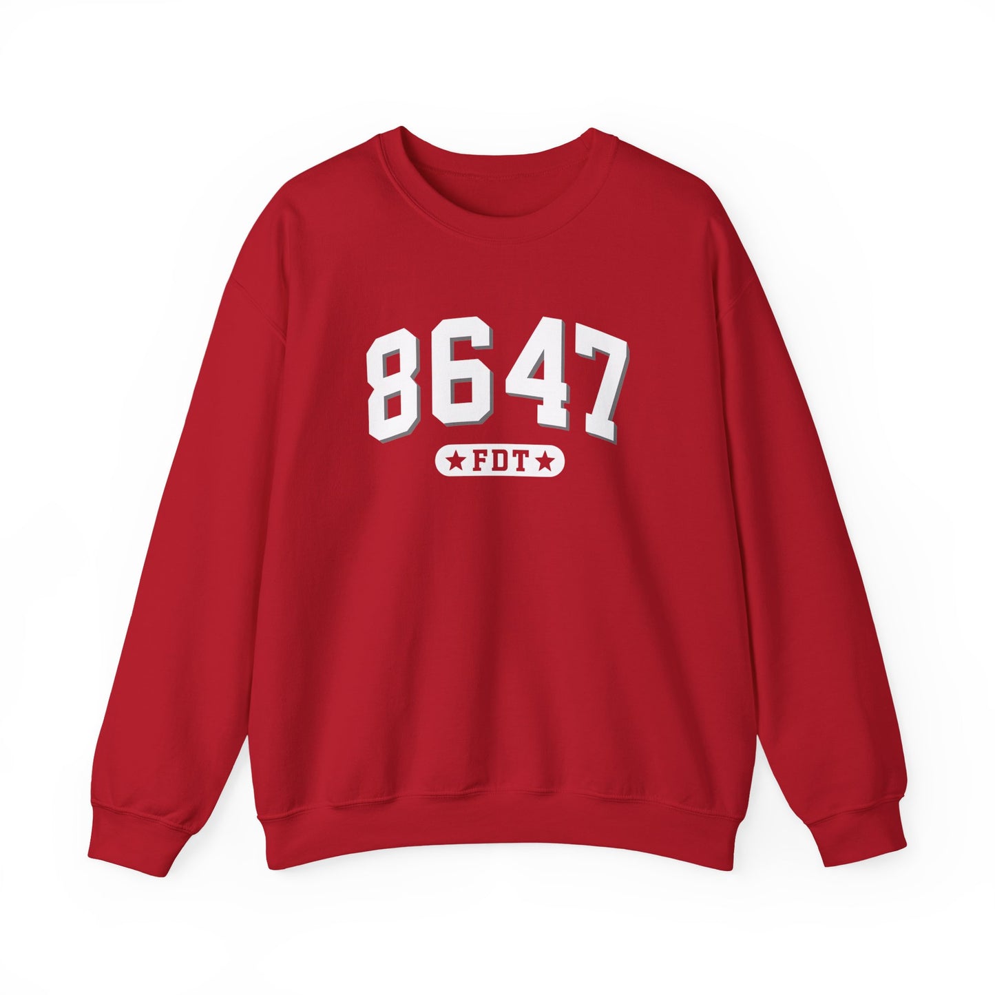 8647 FDT unisex Crewneck Sweatshirt, Stand with FDT Sweatshirt, No Trump Crewneck, Anti-Fascism Sweatshirt, unisex crewneck sweatshirt