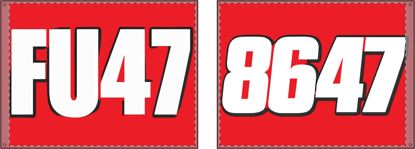 FU47/ 8647 Custom Double Sided Flag for Events, Resistance Flag, Protest Banner, Unique Gift, Festive Display, Home or Yard