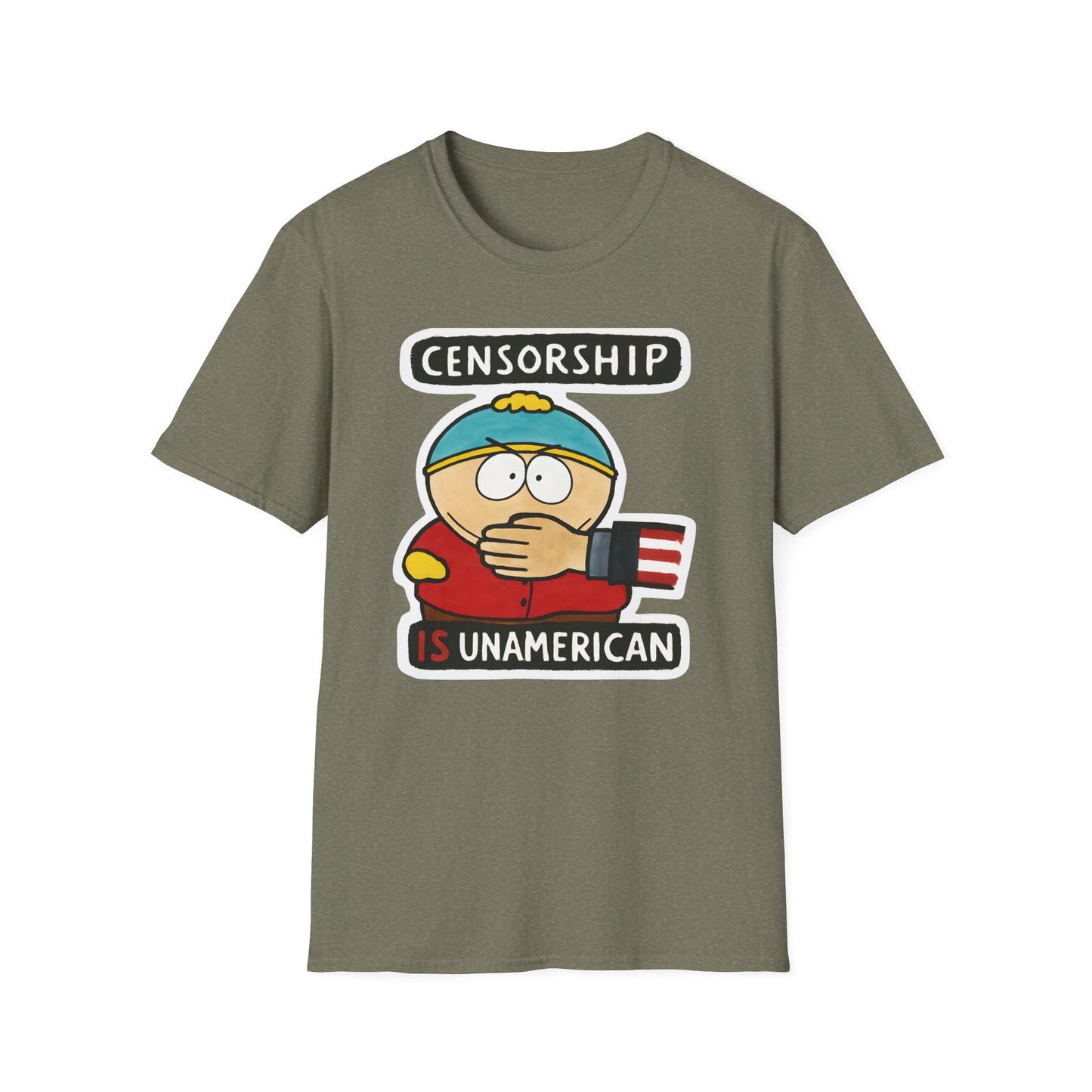 Anti-Censorship unisex Tee, Protest Clothing, Graphic Tee, Casual Wear, Gift for Activists, Free Speech, unamerican censorship tee unisex fit