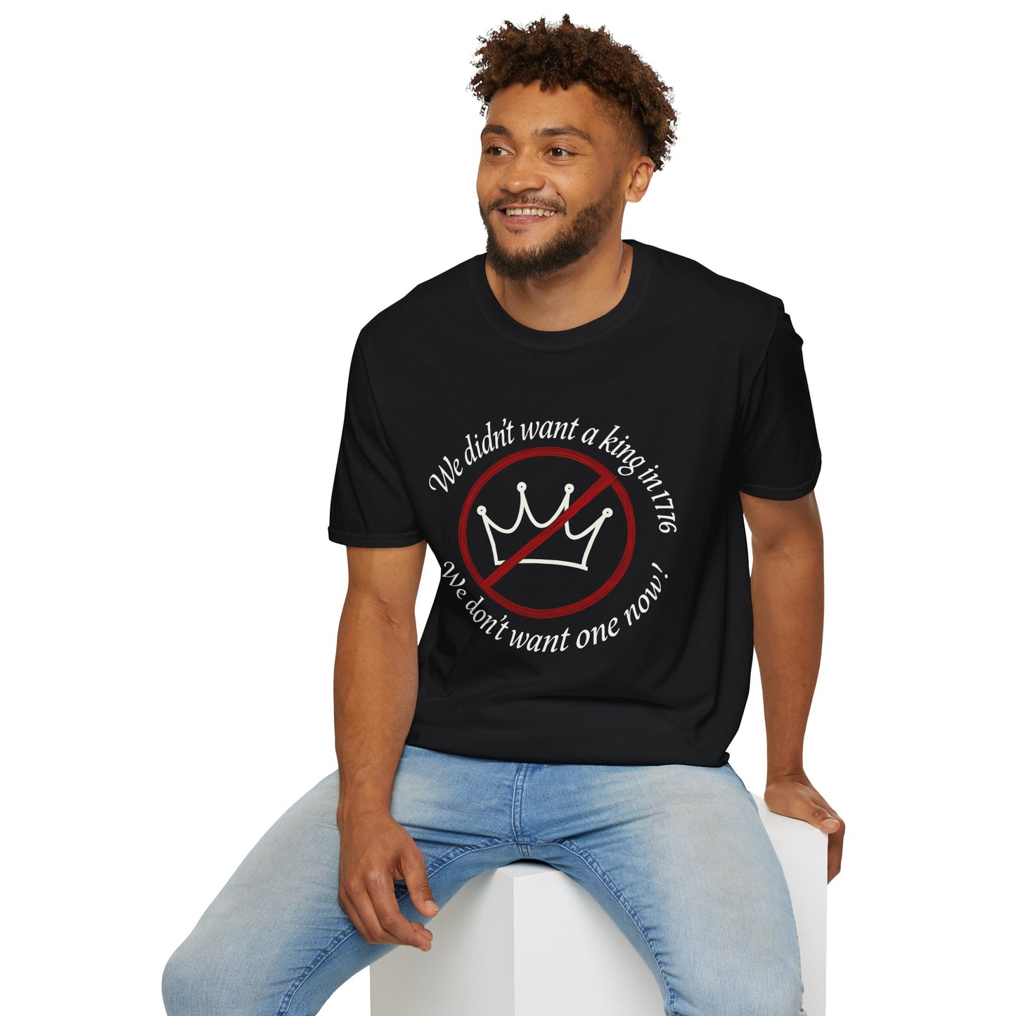 No Kings in 1776 unisex t-shirt, no kings political tee, anti king tee, unisex fit, protest t-shirt, everyday patriot t-shirt