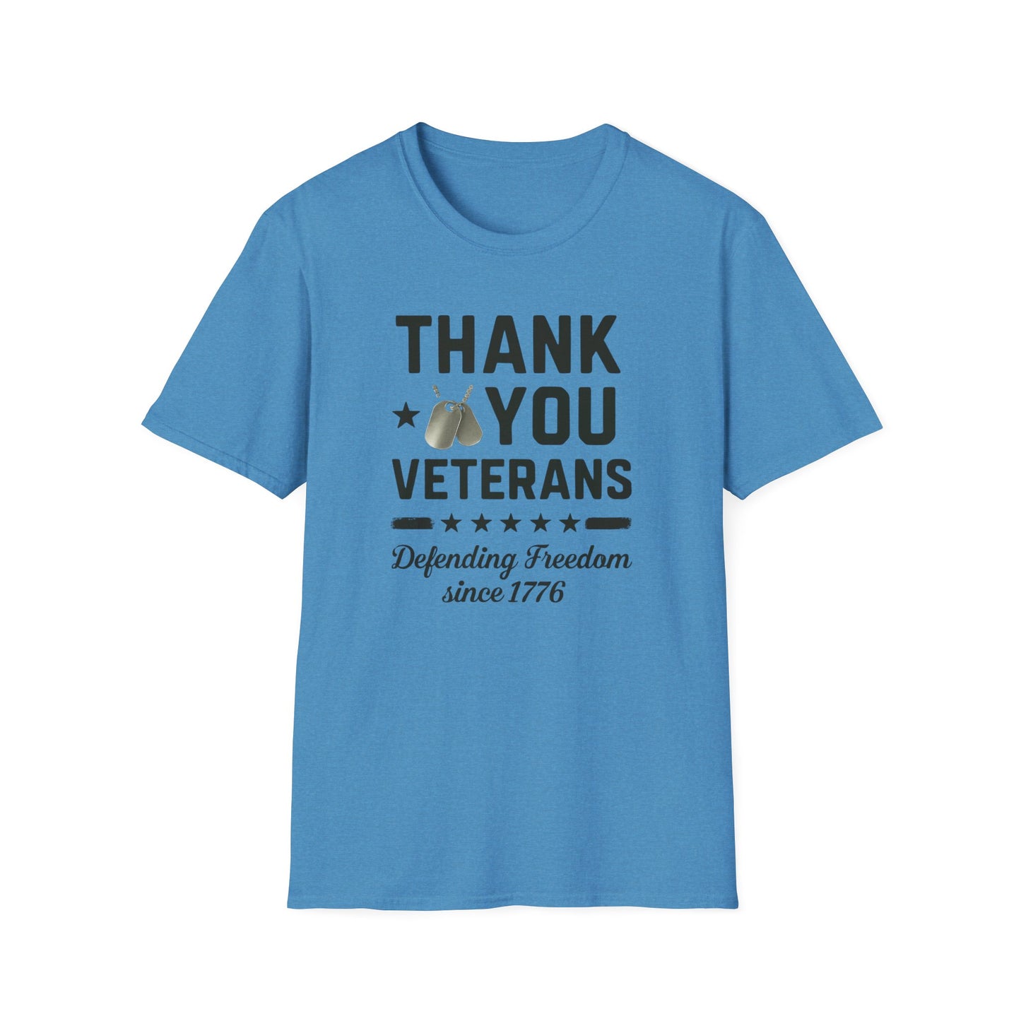 Thank You Veterans, Defending Freedom since 1776 unisex tshirt, 4th of july tee, patriotic tshirt, honor your local vet shirt