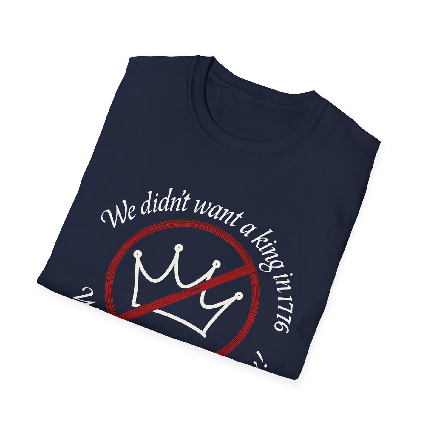 No Kings in 1776 unisex t-shirt, no kings political tee, anti king tee, unisex fit, protest t-shirt, everyday patriot t-shirt