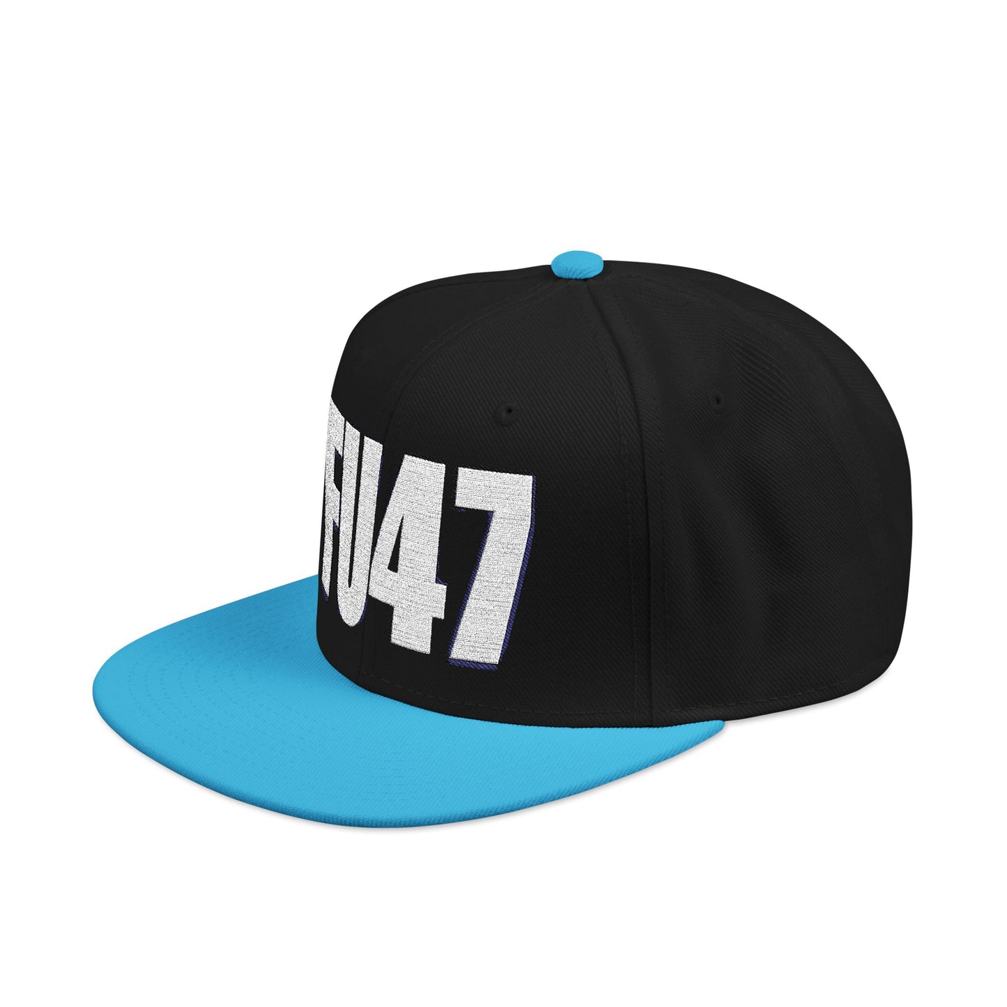 FU47 Snapback Cap, Trendy Embroidered Hat for Casual Style, Perfect for Gifting, Cool Streetwear Accessory, Unisex Cap