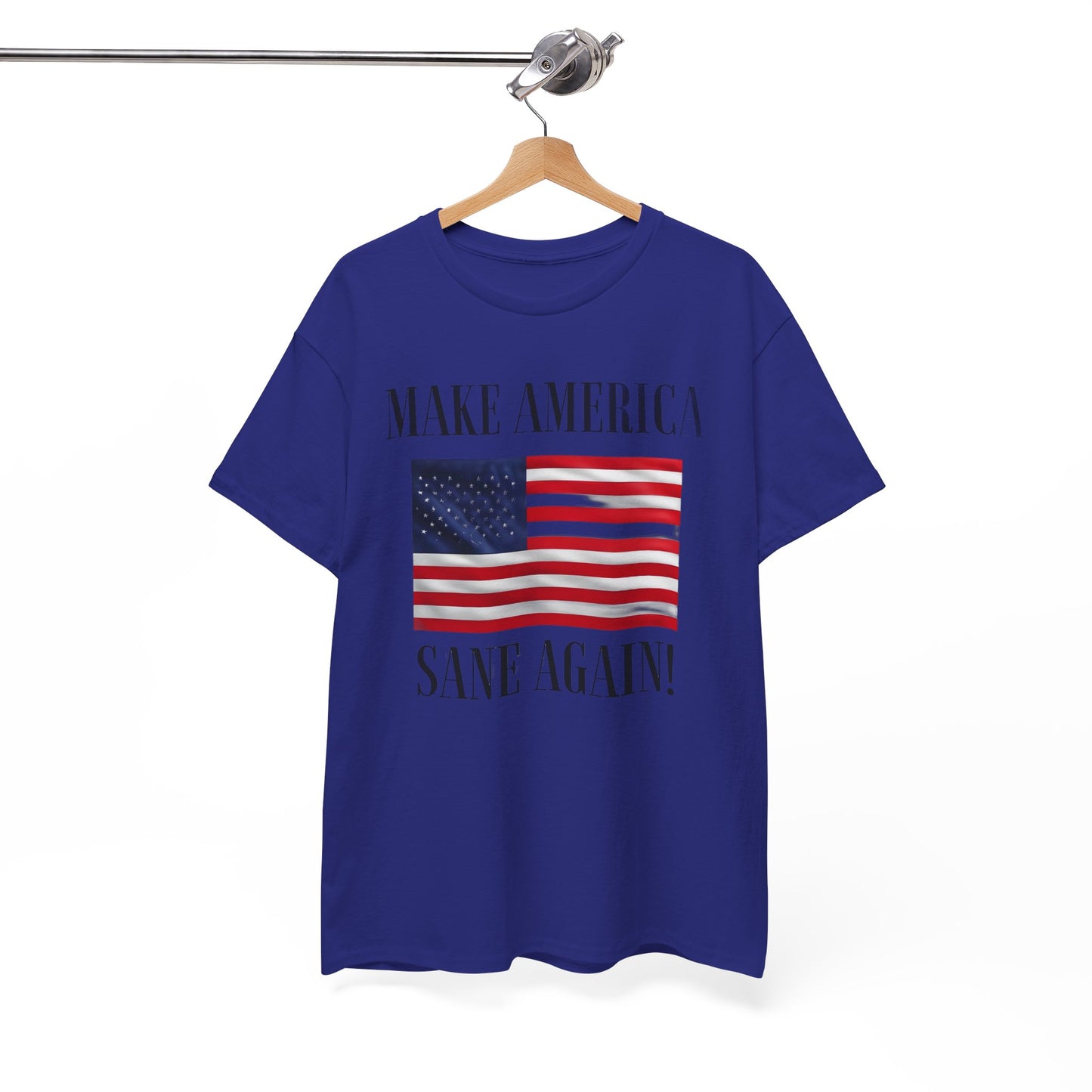 Make America Sane Again! T-Shirt, Unisex Graphic T-Shirt, Political Statement Tee, Anti Fascism, Anti MAGA