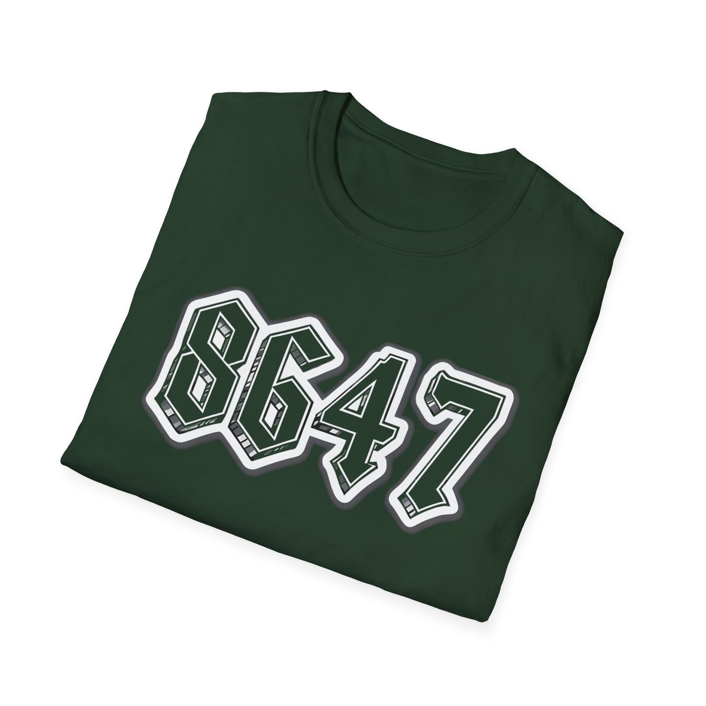 8647 Trendy Unisex T-Shirt with Bold Graphic 8647, Casual Streetwear, Gift for Him or Her, Everyday Wear, Comfortable Tee
