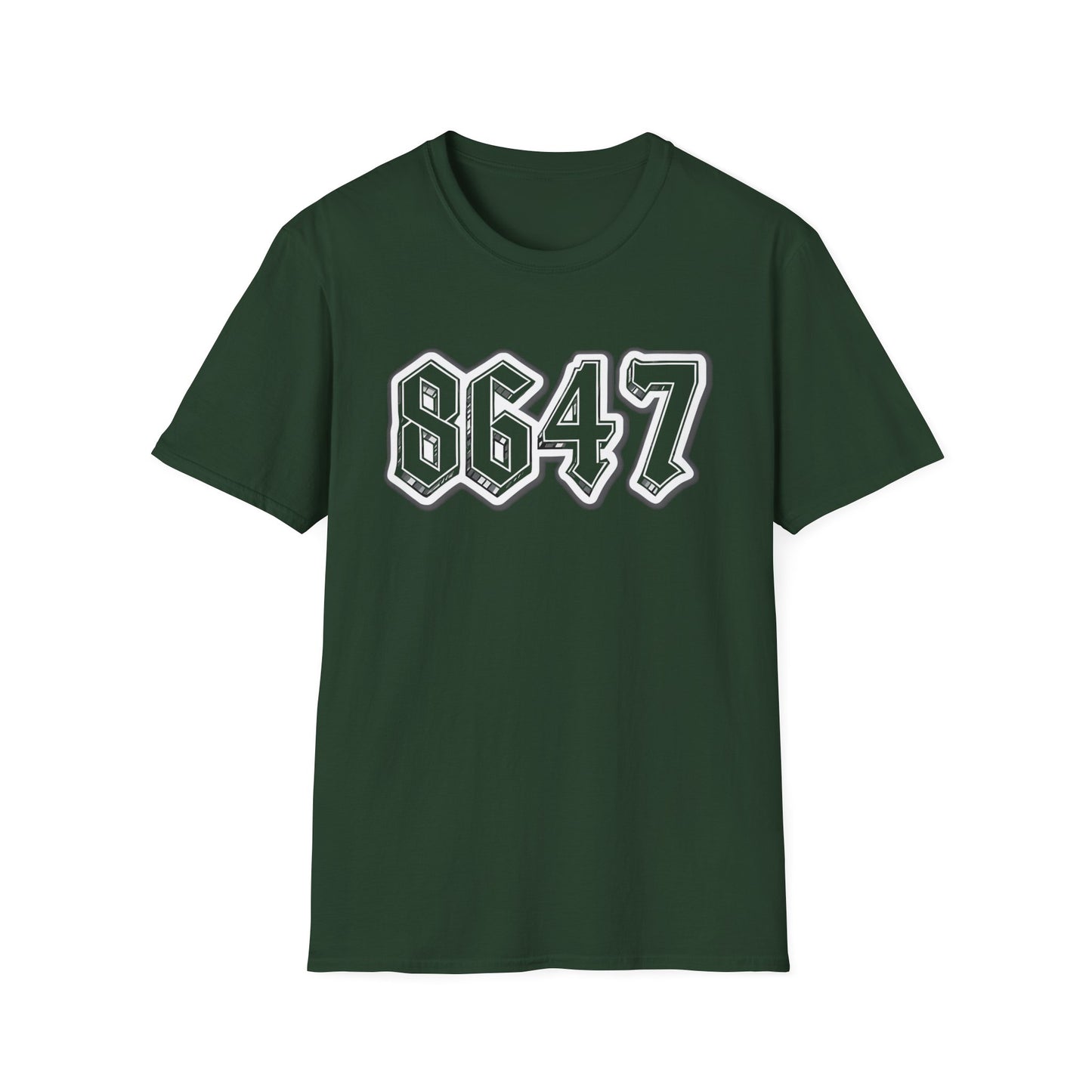 8647 Trendy Unisex T-Shirt with Bold Graphic 8647, Casual Streetwear, Gift for Him or Her, Everyday Wear, Comfortable Tee