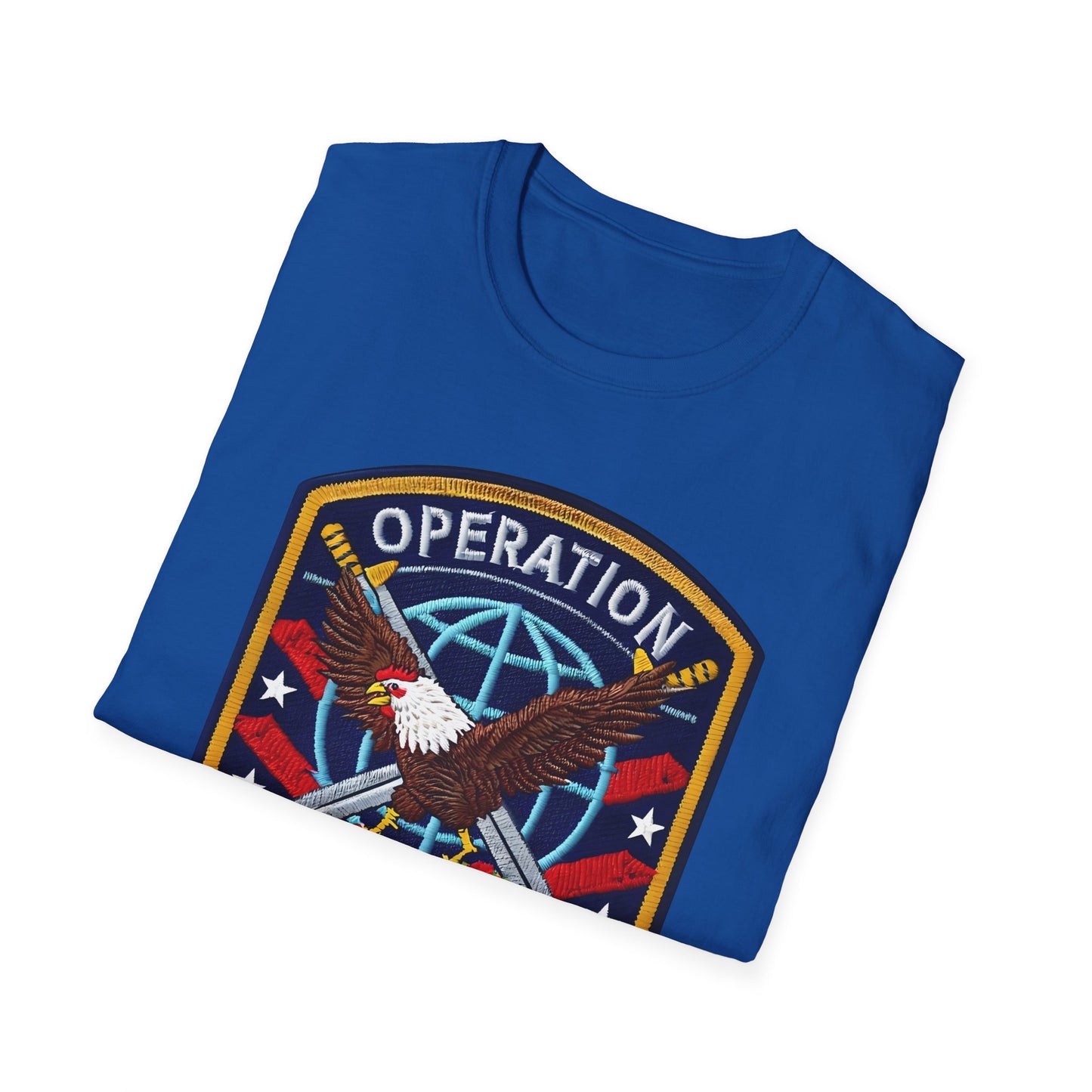 Operation Enduring Clusterf*ck Unisex Softstyle T-Shirt, Casual Wear, Military Humor Tee, Gift for Veterans, Fun Graphic Tee