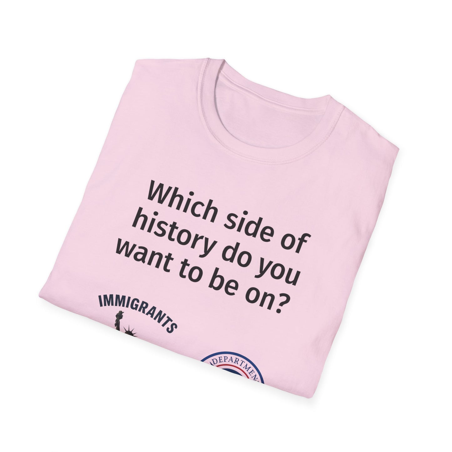 Which Side of History Do You Want to Be On? | Unisex Equal Rights Protest T-Shirt | Multicolored Fist Graphic Tee | Social Justice Shirt