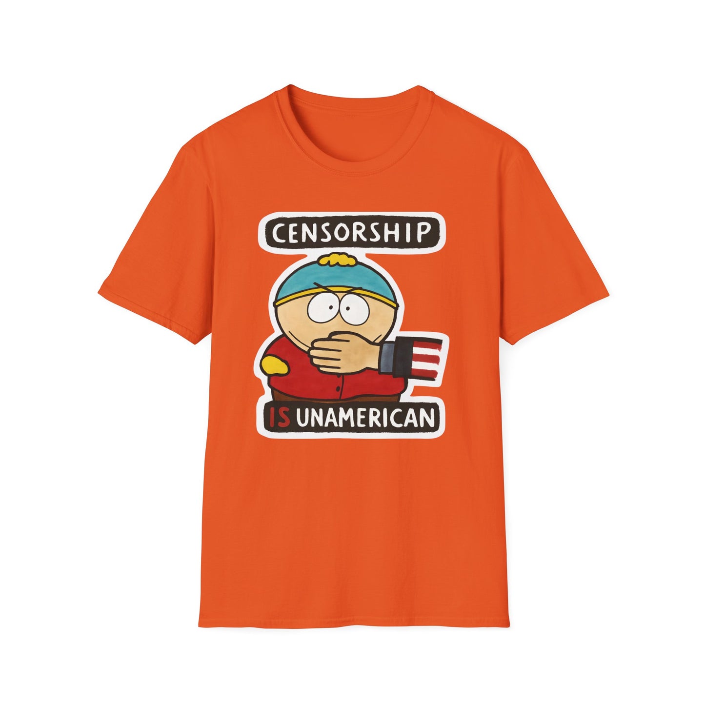 Anti-Censorship unisex Tee, Protest Clothing, Graphic Tee, Casual Wear, Gift for Activists, Free Speech, unamerican censorship tee unisex fit