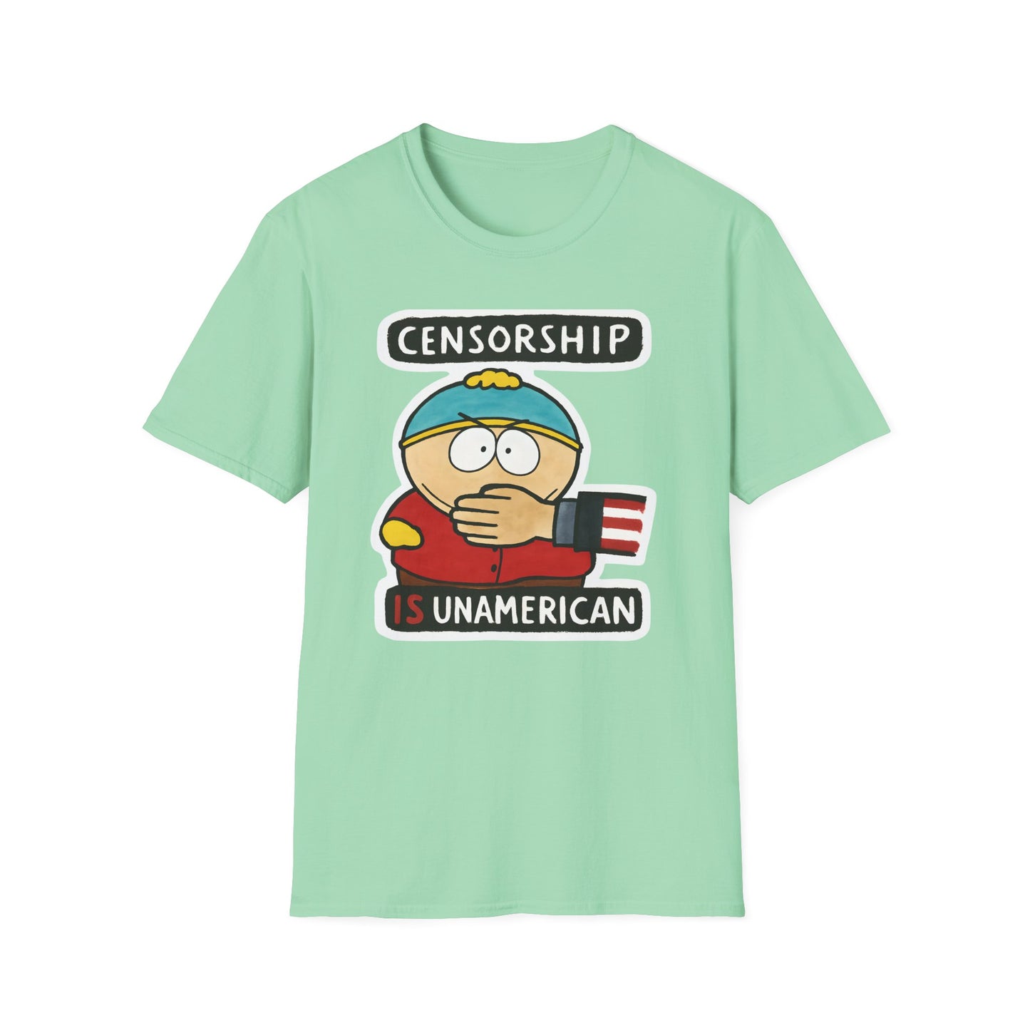 Anti-Censorship unisex Tee, Protest Clothing, Graphic Tee, Casual Wear, Gift for Activists, Free Speech, unamerican censorship tee unisex fit