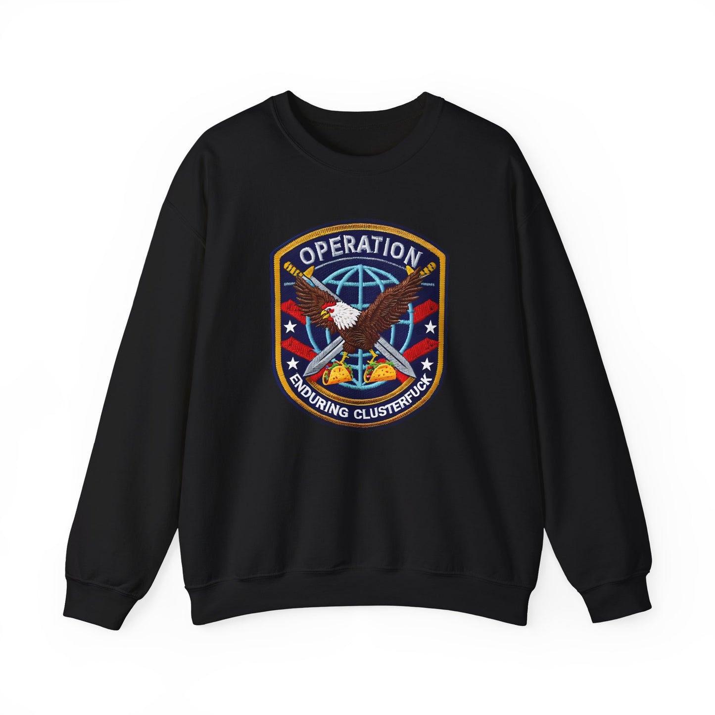 Operation Enduring Clusterfuck crewneck Sweatshirt, Political Statement Sweatshirt, Anti Fascism Sweatshirt, Support Ukraine Crew Neck
