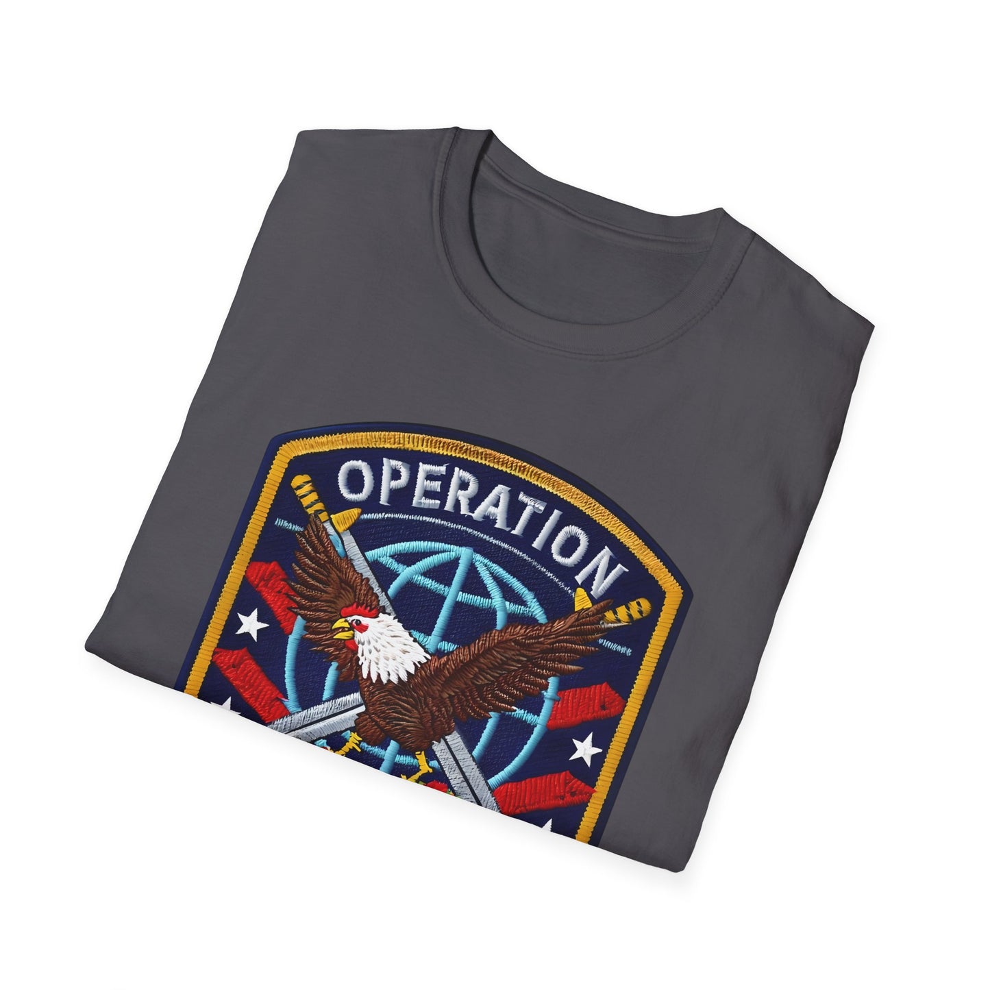 Operation Enduring Clusterf*ck Unisex Softstyle T-Shirt, Casual Wear, Military Humor Tee, Gift for Veterans, Fun Graphic Tee