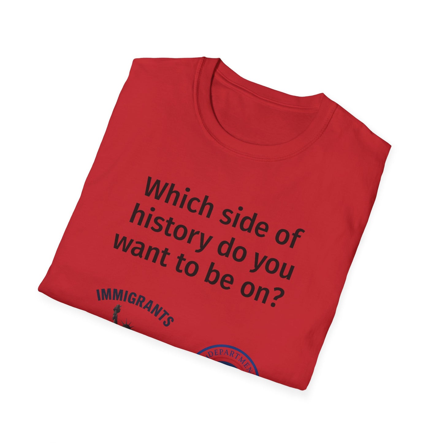 Which Side of History Do You Want to Be On? | Unisex Equal Rights Protest T-Shirt | Multicolored Fist Graphic Tee | Social Justice Shirt