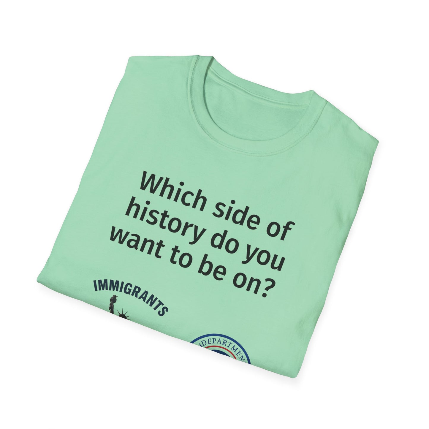 Which Side of History Do You Want to Be On? | Unisex Equal Rights Protest T-Shirt | Multicolored Fist Graphic Tee | Social Justice Shirt