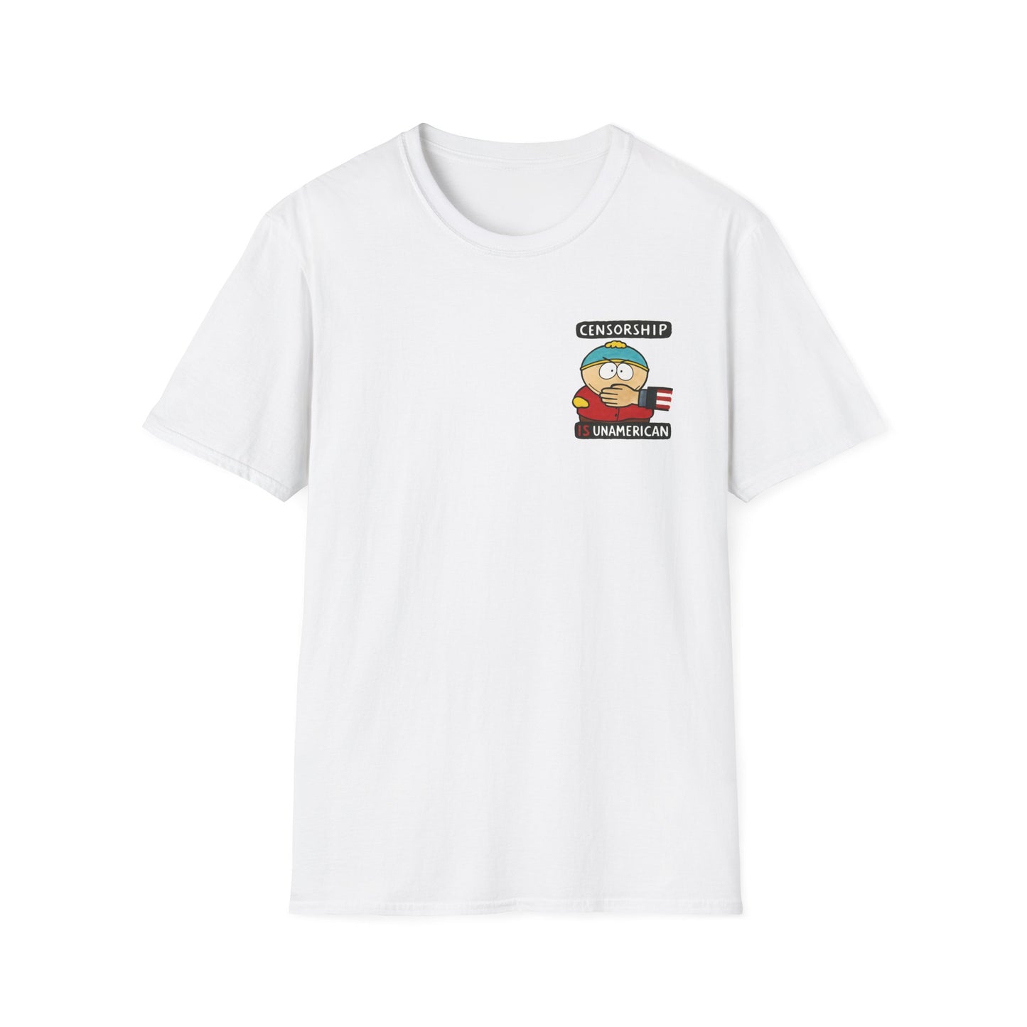 Trumpfuckistan - Population Stupid Funny Graphic Tee: Unisex Softstyle T-Shirt with Humorous, Quirky Gift for Friends, Casual Wear, Perfect for Parties