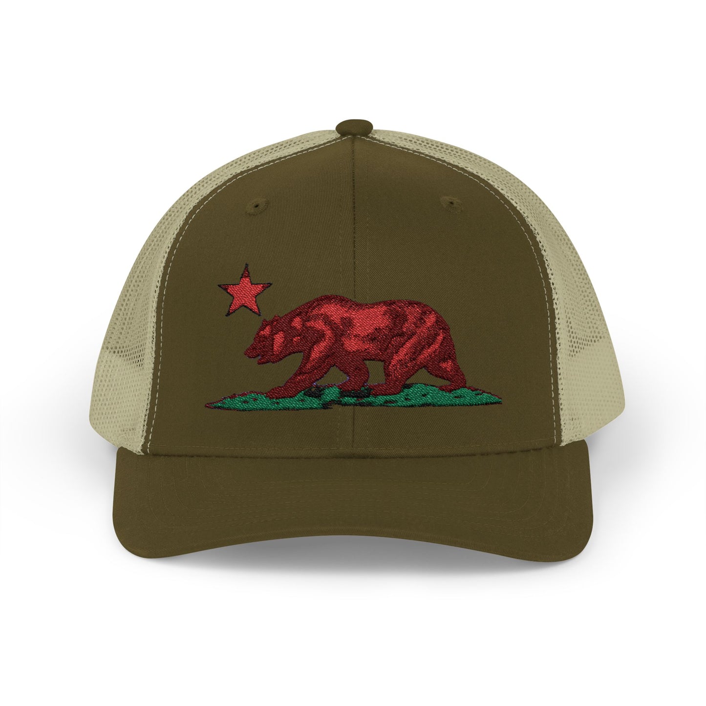 California Bear Snapback Trucker Cap, Stylish Hat, Summer Accessory, Outdoor Gear, Retro Cap, Gift for Nature Lovers