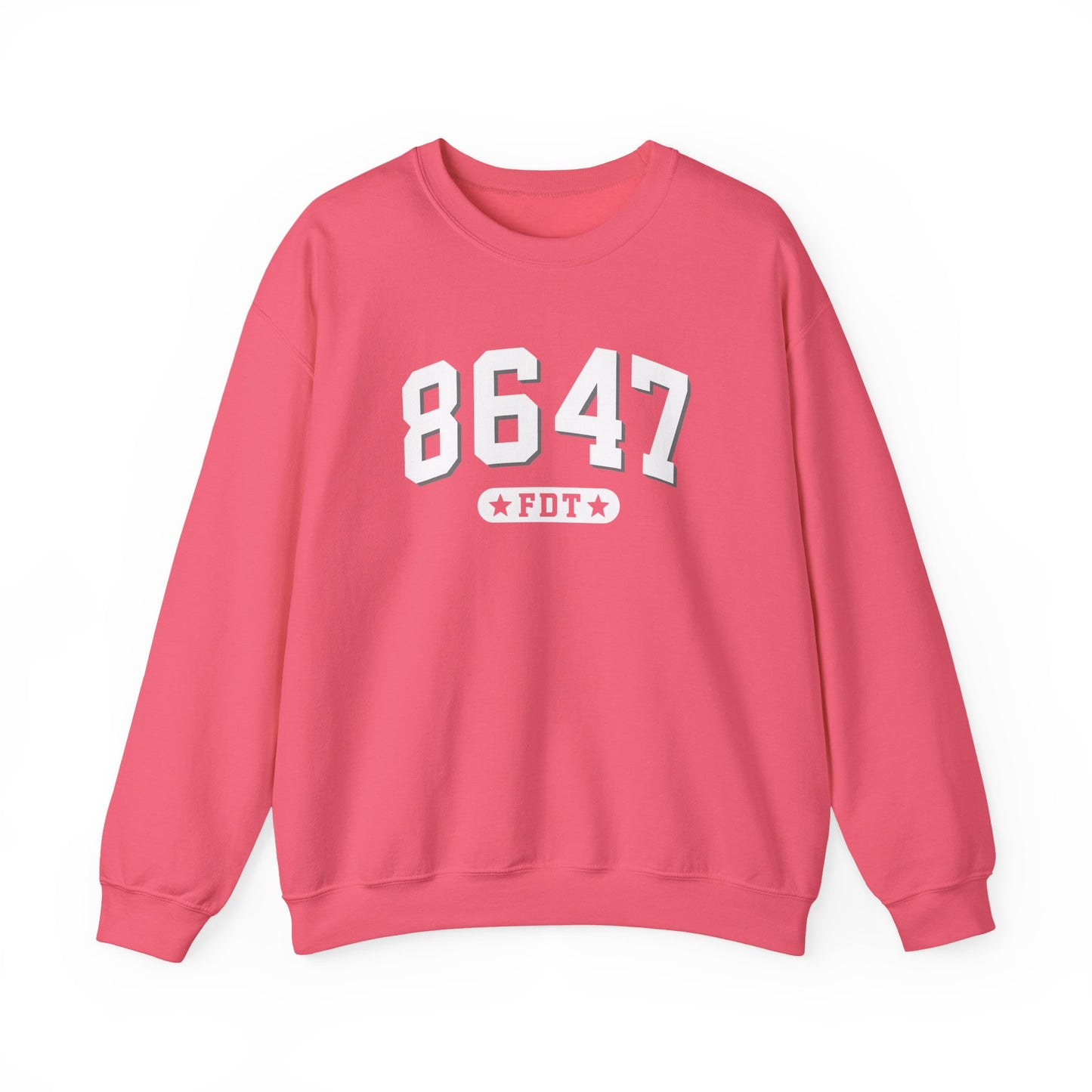 8647 FDT unisex Crewneck Sweatshirt, Stand with FDT Sweatshirt, No Trump Crewneck, Anti-Fascism Sweatshirt, unisex crewneck sweatshirt