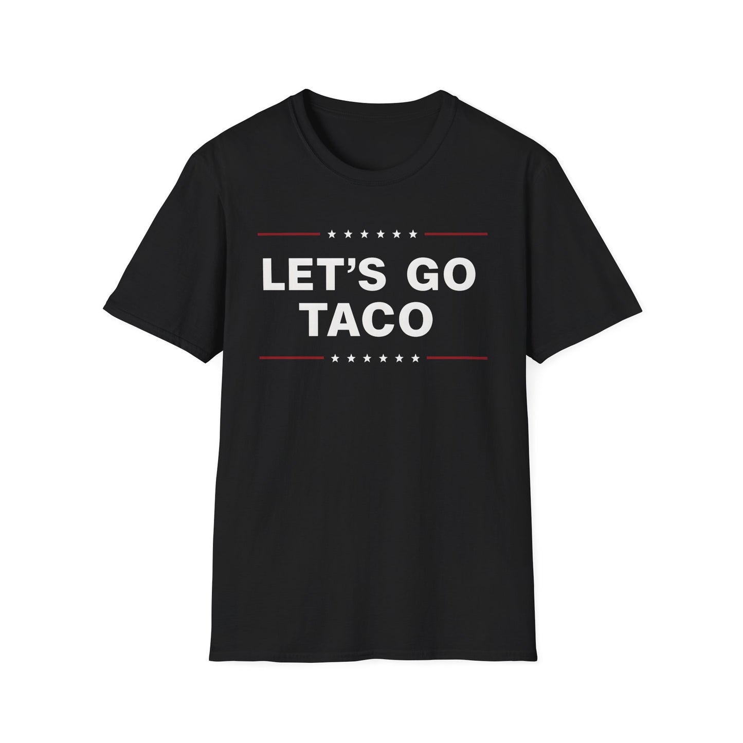 Let's Go Taco Unisex Softstyle T-Shirt, Taco Lover Gift, Funny Foodie Shirt, Casual Wear, Taco Tuesday Tee