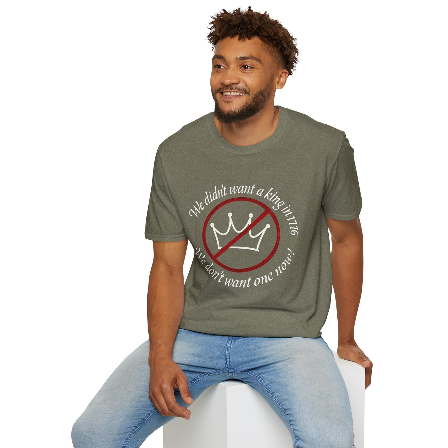 No Kings in 1776 unisex t-shirt, no kings political tee, anti king tee, unisex fit, protest t-shirt, everyday patriot t-shirt