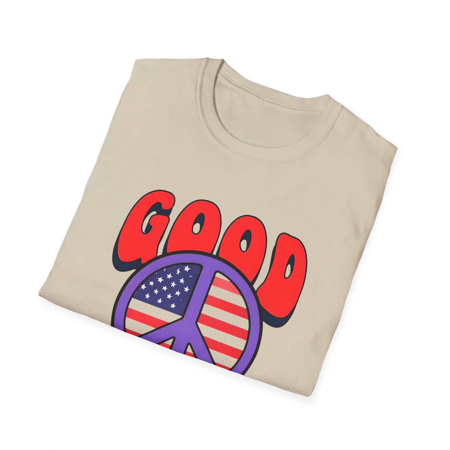 Peace & Good Trouble Unisex T-Shirt, Retro Graphic Tee, Casual Wear, Gift for Activists, July 4th Celebration Shirt