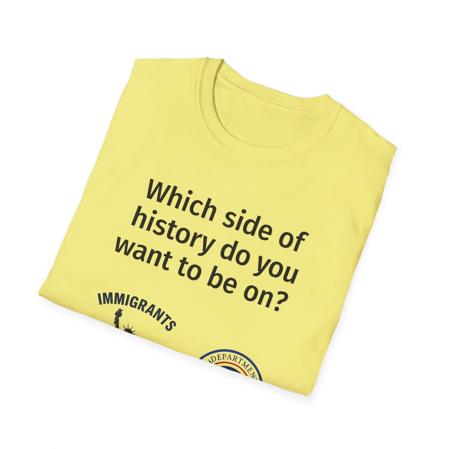 Which Side of History Do You Want to Be On? | Unisex Equal Rights Protest T-Shirt | Multicolored Fist Graphic Tee | Social Justice Shirt