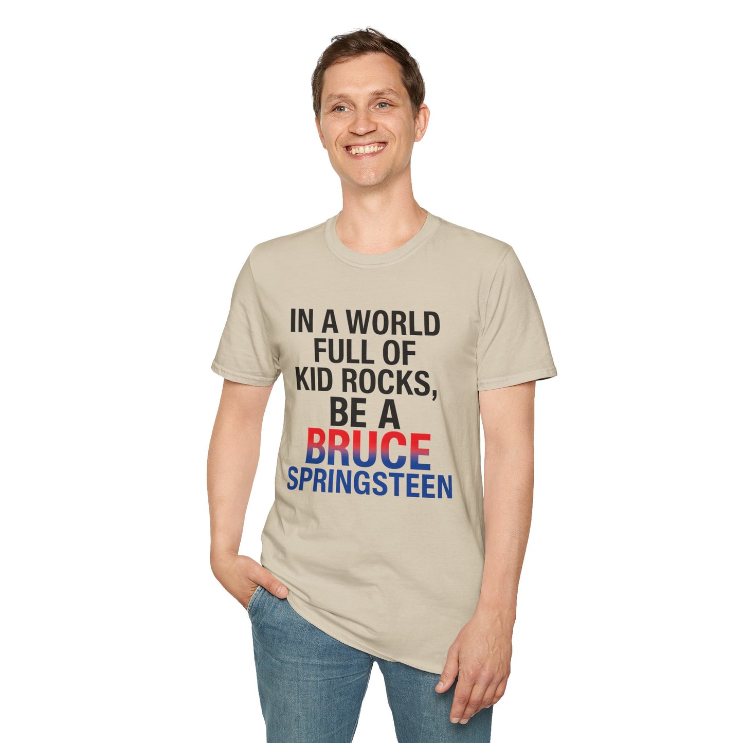 Be a Bruce Springsteen T-Shirt - Be a Bruce Springsteen, Music Lover Gift, Casual Tee, Concert Outfit, Unique Design
