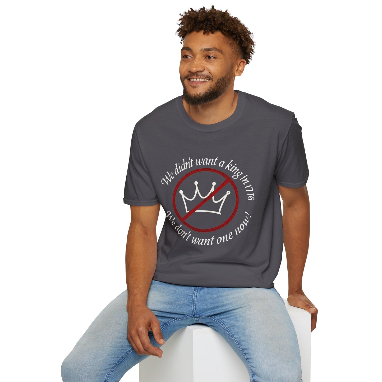 No Kings in 1776 unisex t-shirt, no kings political tee, anti king tee, unisex fit, protest t-shirt, everyday patriot t-shirt