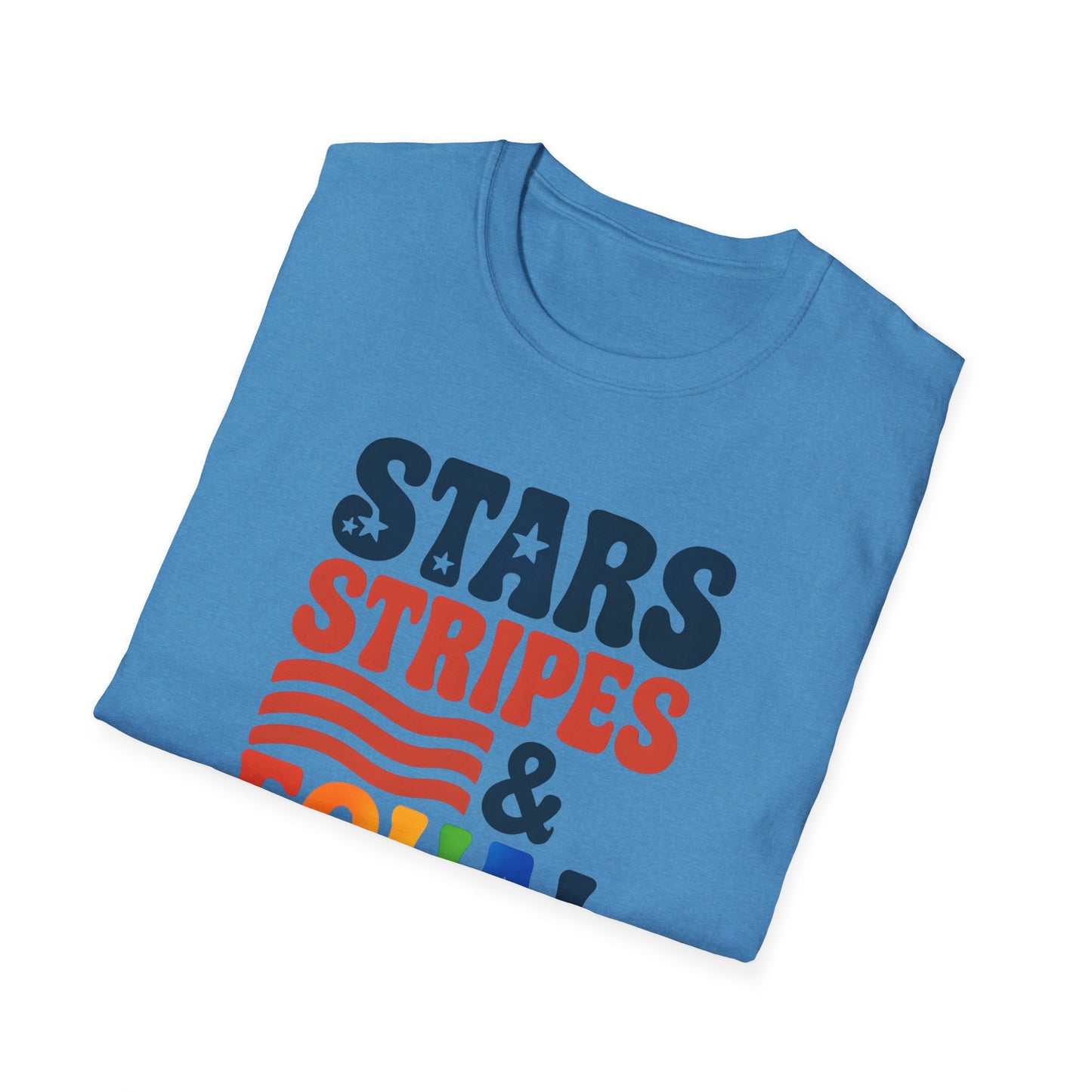 Stars Stripes and Equal Rights unisex tee, Casual protest Gift, LGBTQ tee, Unisex Softstyle Shirt,  Family Wear, gay rights