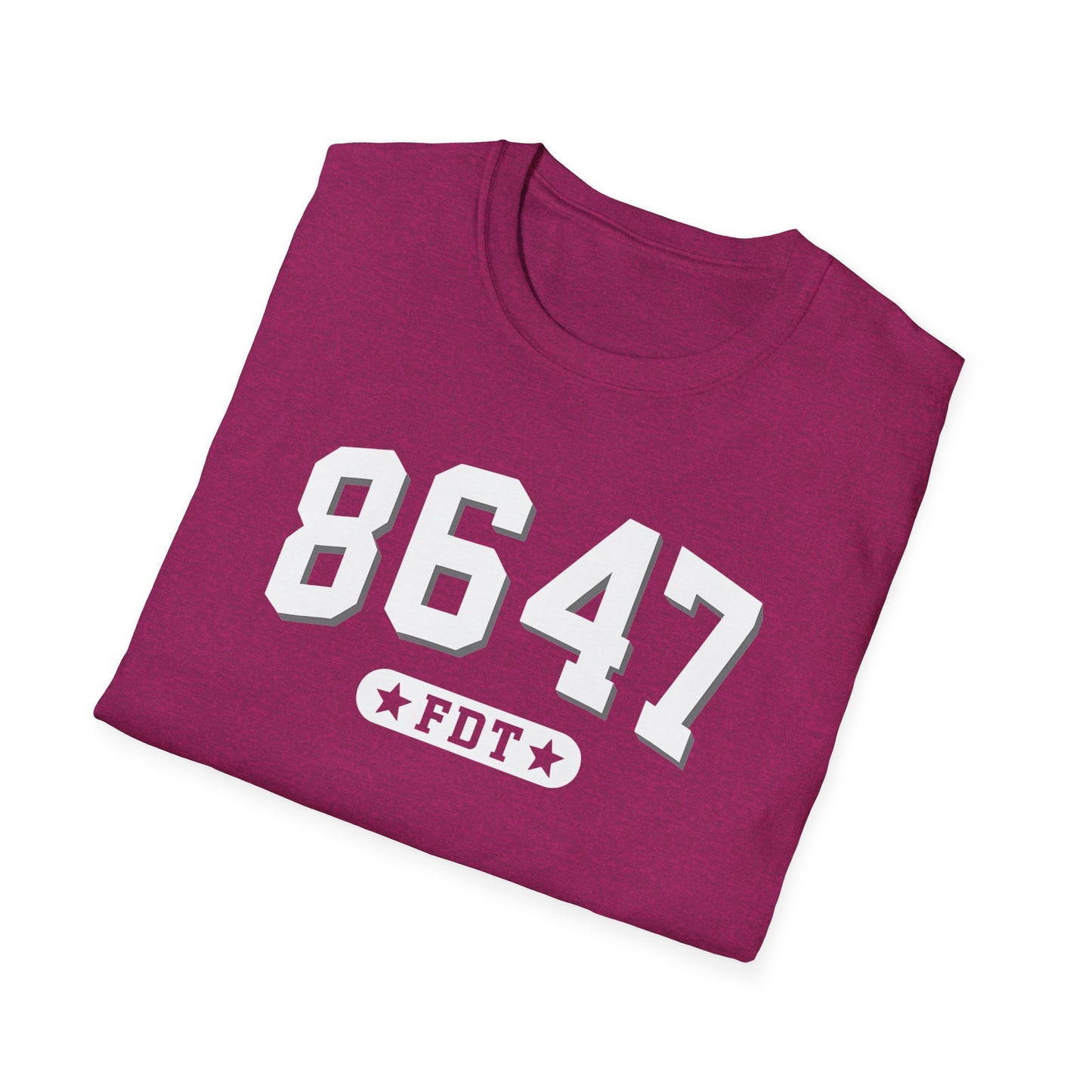 8647 FDT T-Shirt, Unisex Softstyle Tee, anti trump tee, resistance tee, FDT tshirt, protest tee, statement tshirt