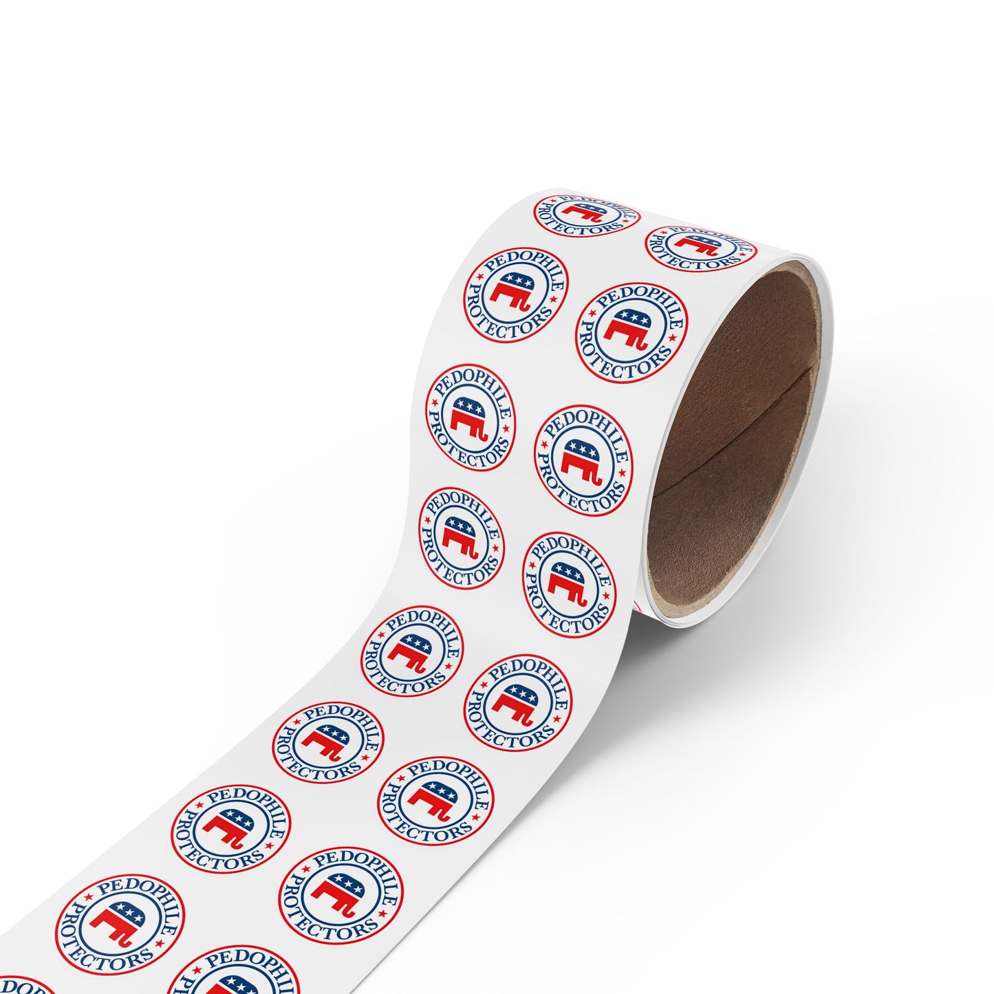 Political Round Sticker Labels, GOP Elephant Stickers, Custom Labels for Events, Party Favors, Fundraising, Campaign Supplies