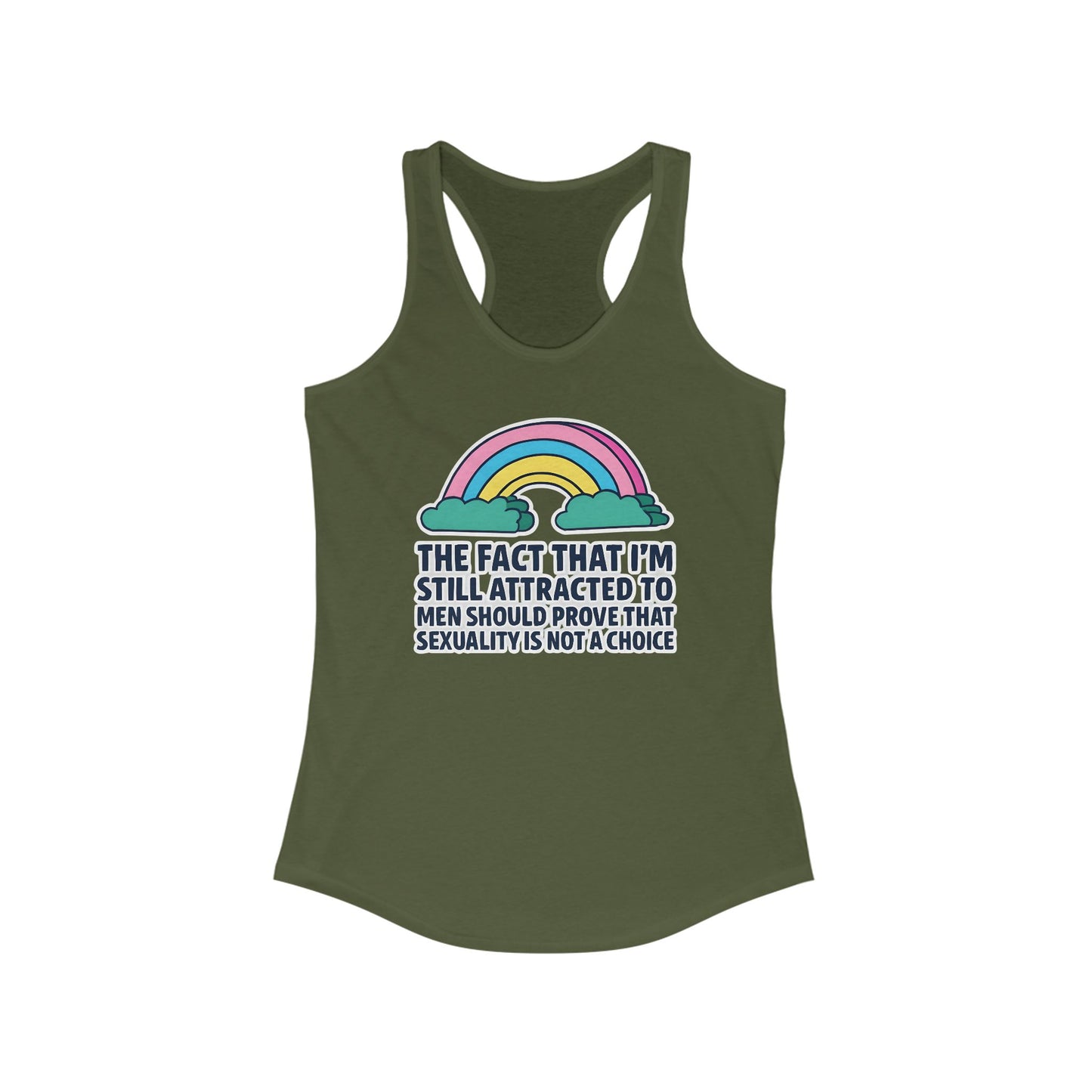 Women Empowerment racerback tank top, LGBTQ+ Apparel, Summer Top, Casual Wear, Gift for Friends, Festival Outfit