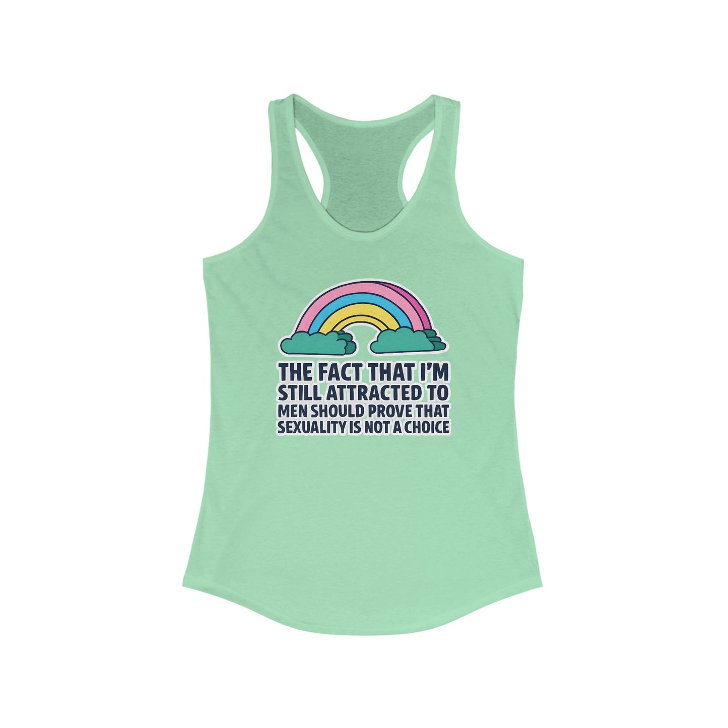 Women Empowerment racerback tank top, LGBTQ+ Apparel, Summer Top, Casual Wear, Gift for Friends, Festival Outfit