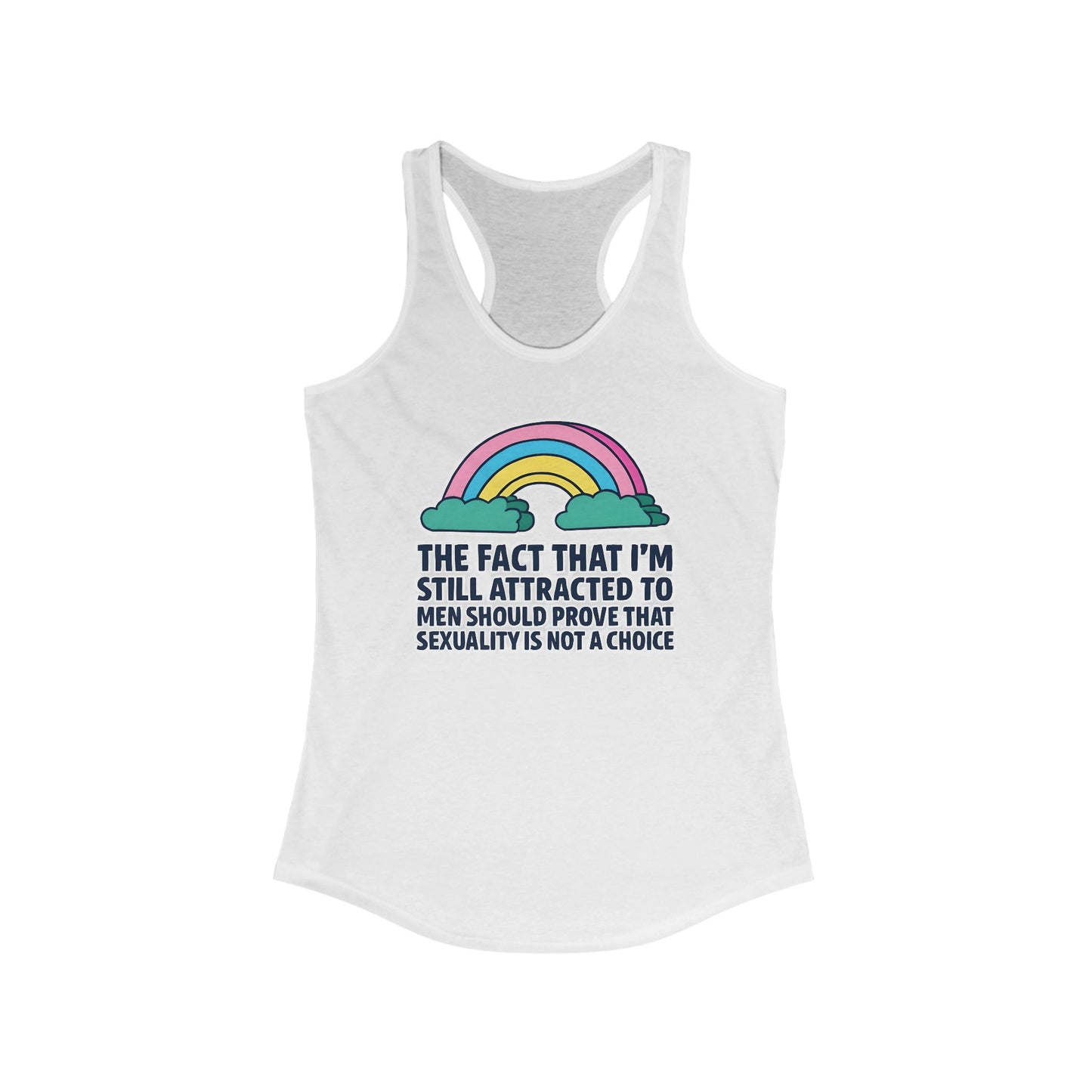 Women Empowerment racerback tank top, LGBTQ+ Apparel, Summer Top, Casual Wear, Gift for Friends, Festival Outfit