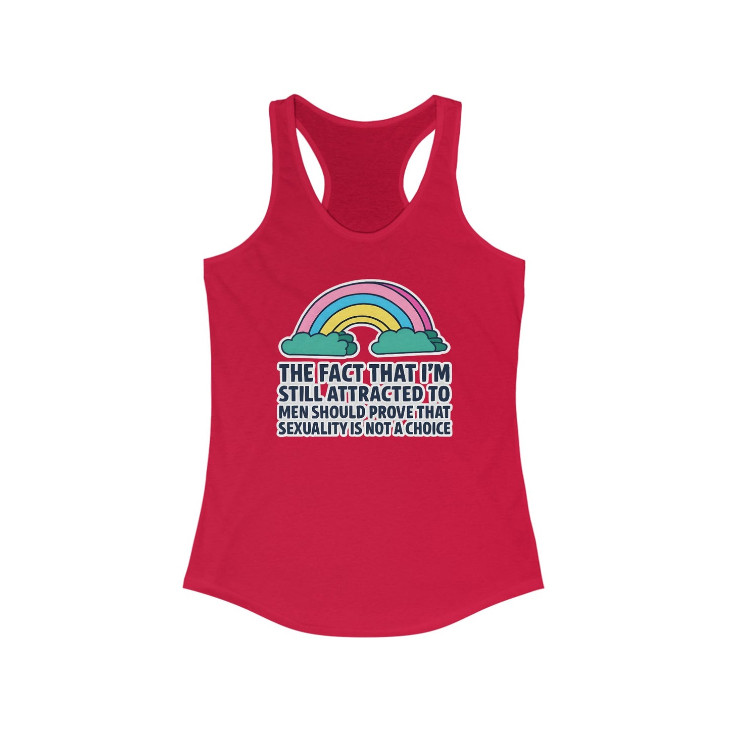 Women Empowerment racerback tank top, LGBTQ+ Apparel, Summer Top, Casual Wear, Gift for Friends, Festival Outfit