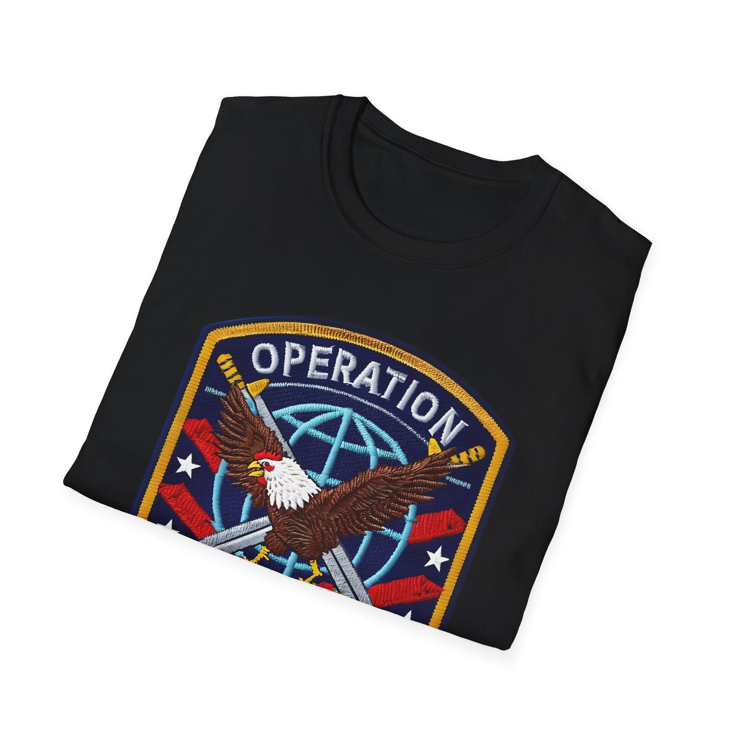 Operation Enduring Clusterf*ck Unisex Softstyle T-Shirt, Casual Wear, Military Humor Tee, Gift for Veterans, Fun Graphic Tee