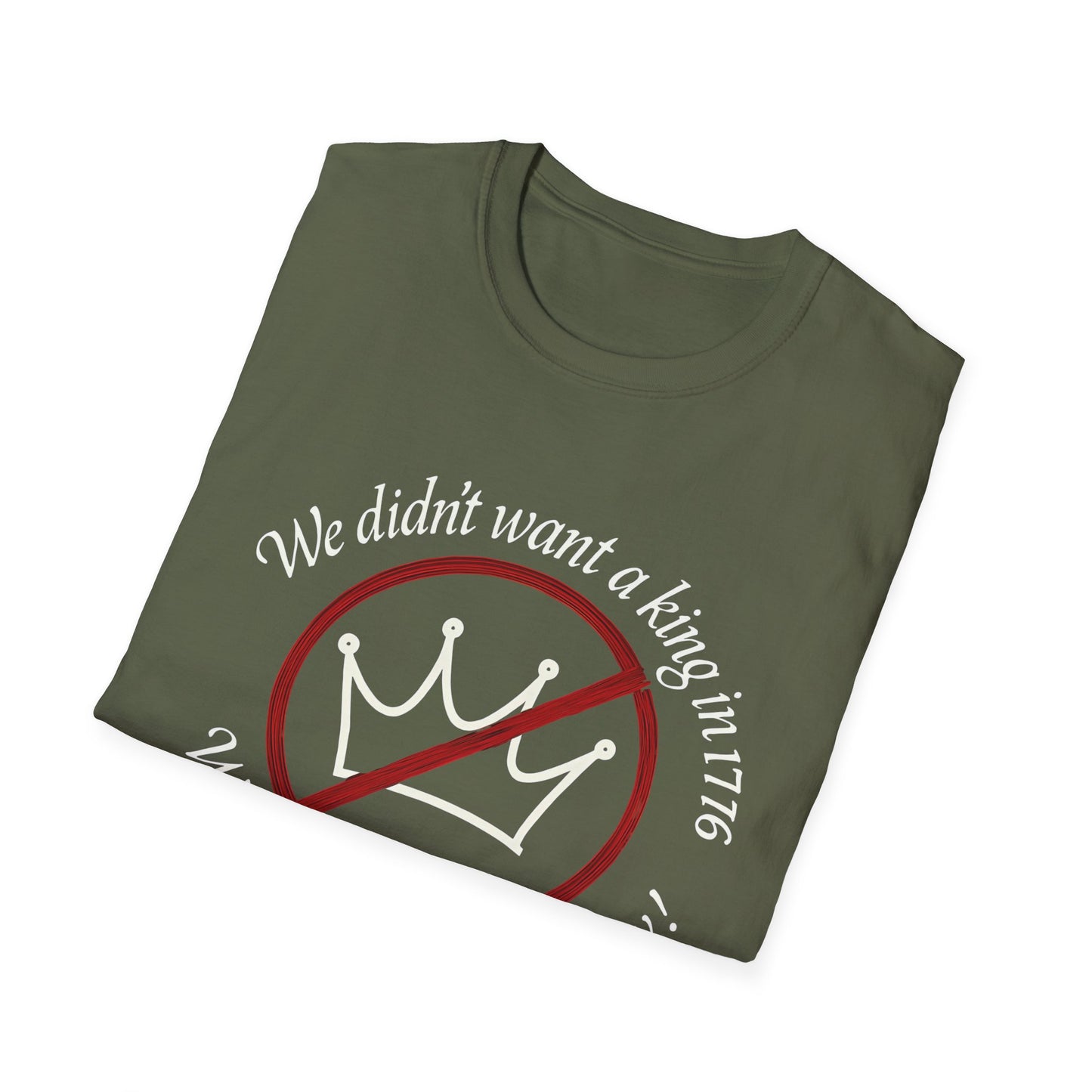 No Kings in 1776 unisex t-shirt, no kings political tee, anti king tee, unisex fit, protest t-shirt, everyday patriot t-shirt