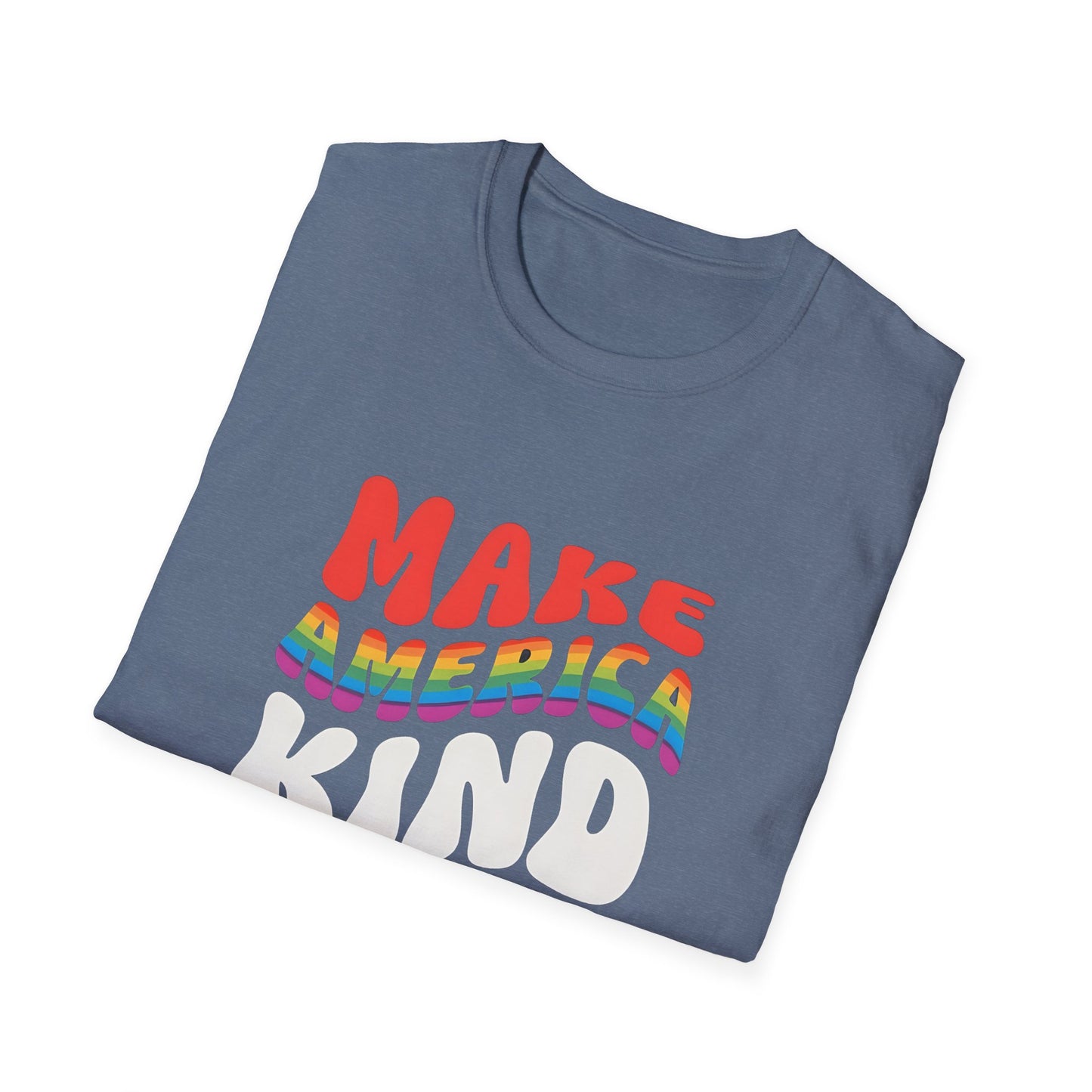 Make America Kind Again #BlueCrew T-Shirt,  Unisex #BlueCrew Tee, #BlueCrew Gear, Anti MAGA Tee, Anti Fascist Tee