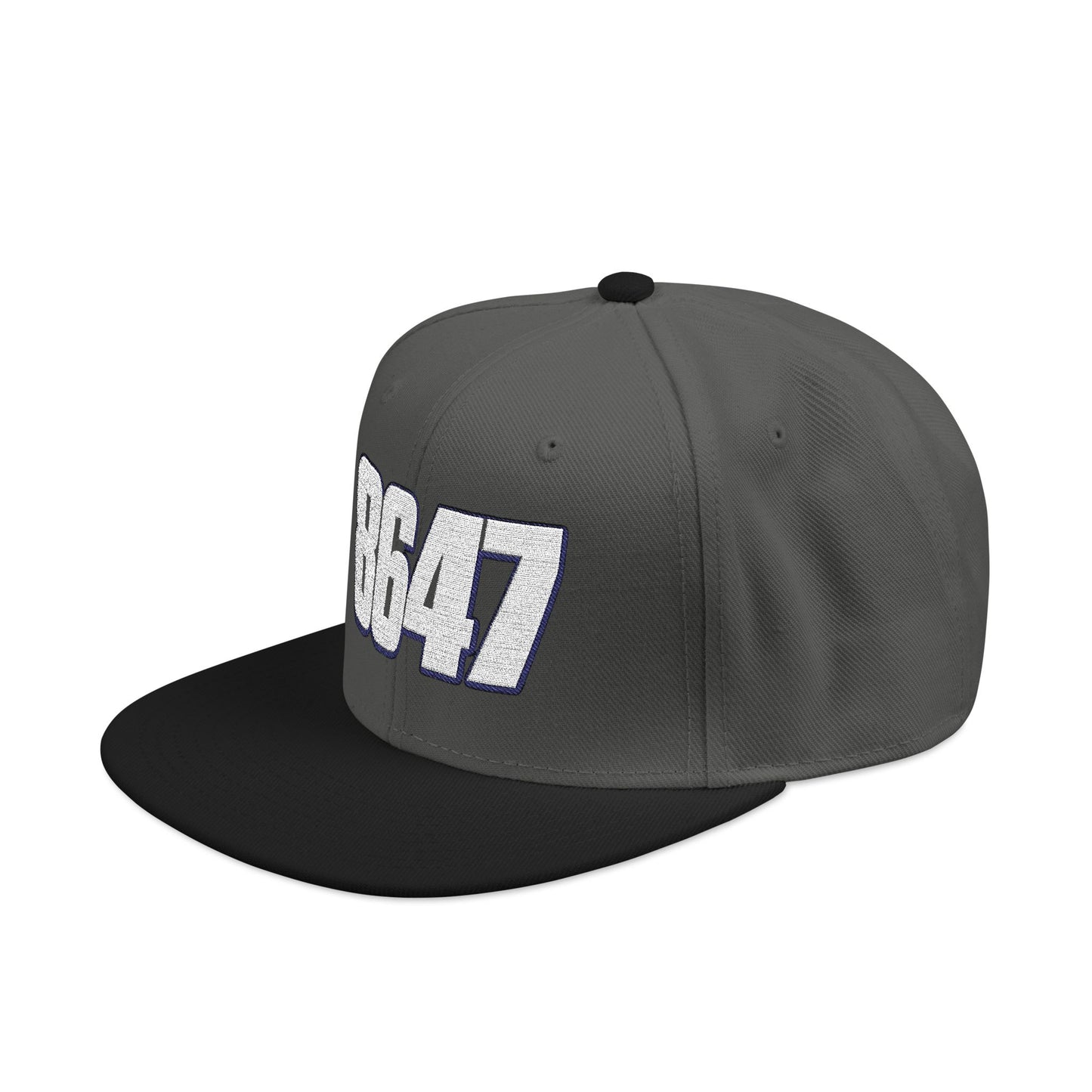 Embroidered 8647 Snapback Cap | Stylish Streetwear Hat | Perfect Gift for Him, Customizable Vintage Hat, Casual Fashion