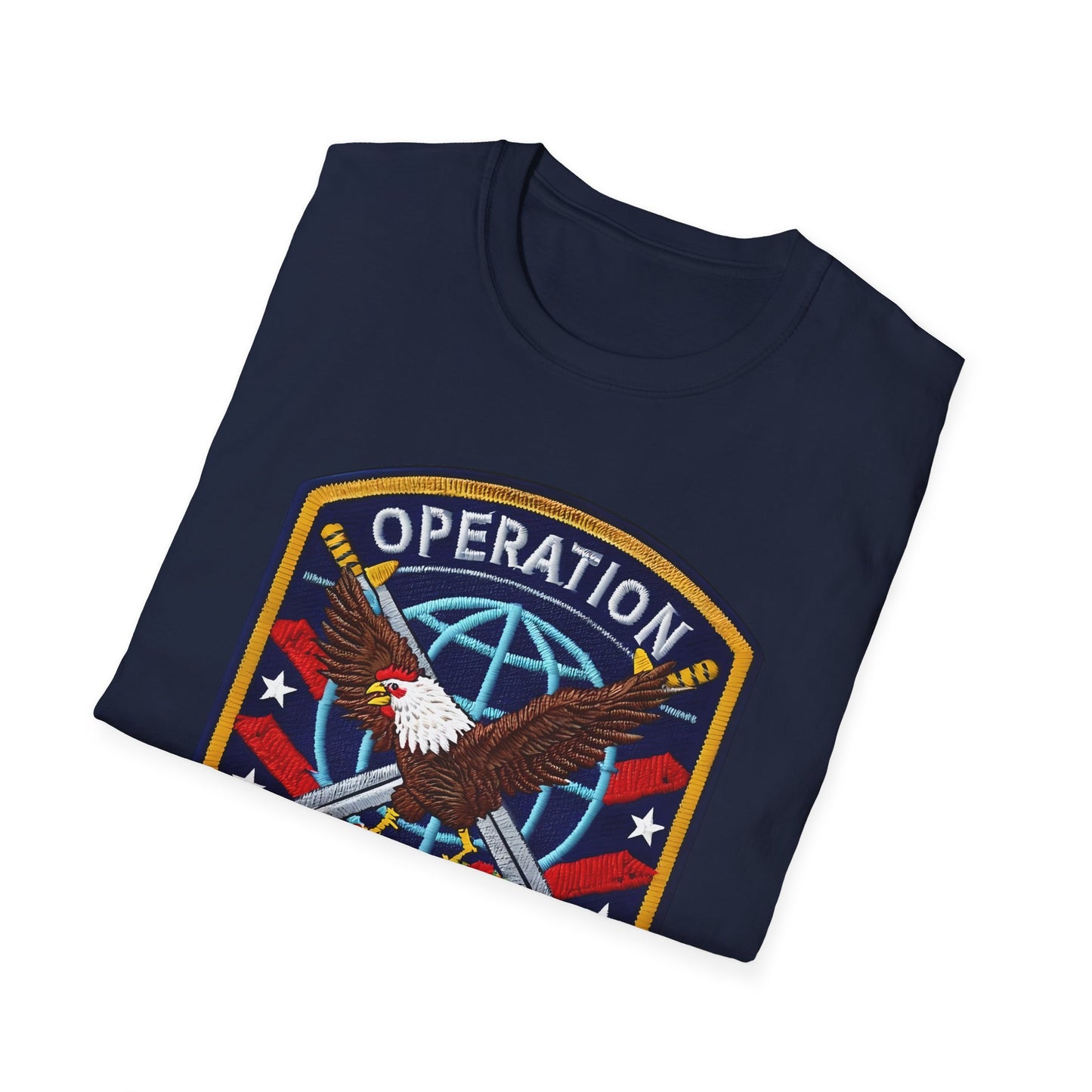 Operation Enduring Clusterf*ck Unisex Softstyle T-Shirt, Casual Wear, Military Humor Tee, Gift for Veterans, Fun Graphic Tee