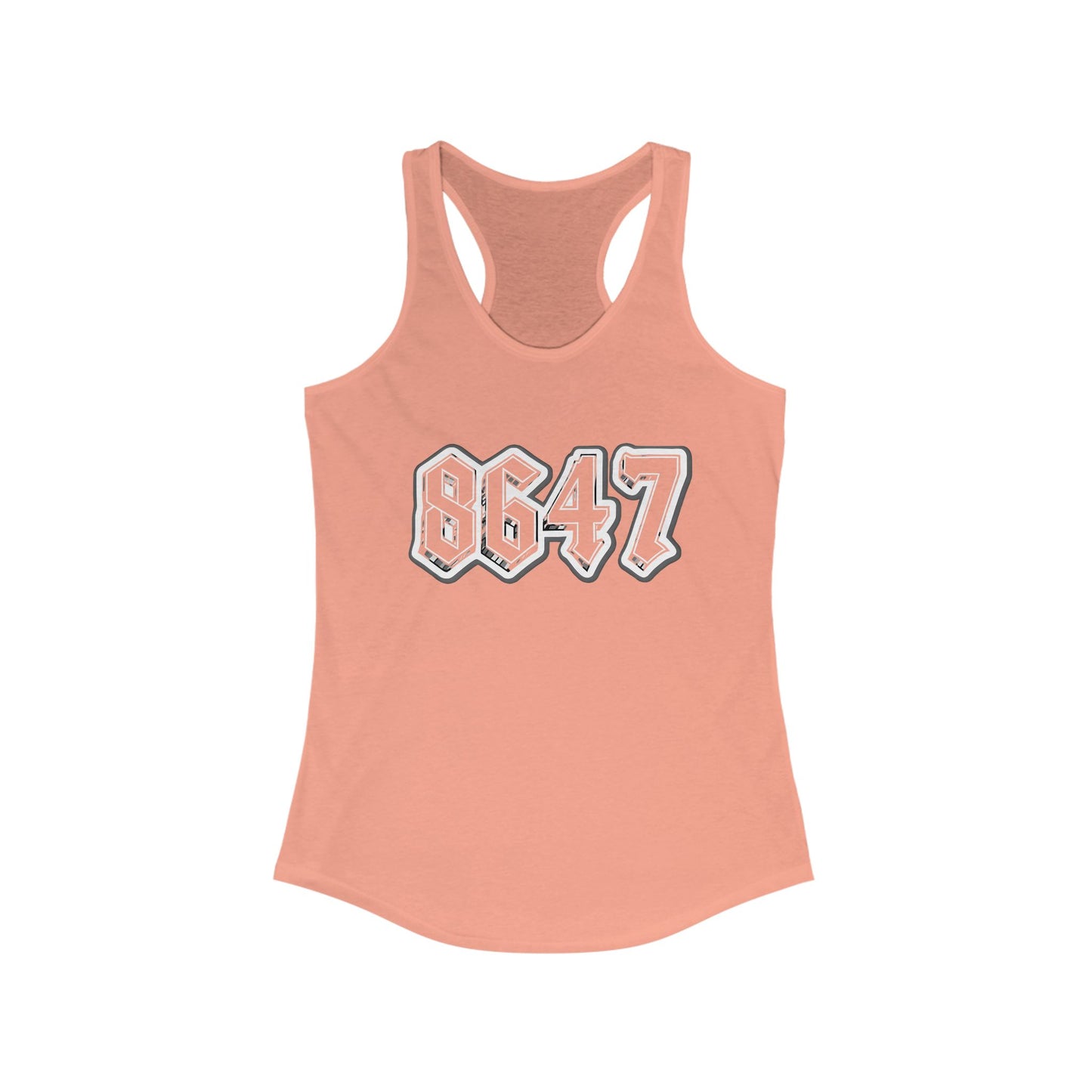 8647 Trendy Racerback Tank Top | Casual Summer Wear, Athletic Apparel, Workout Gear, Gift for Her, Fitness Top