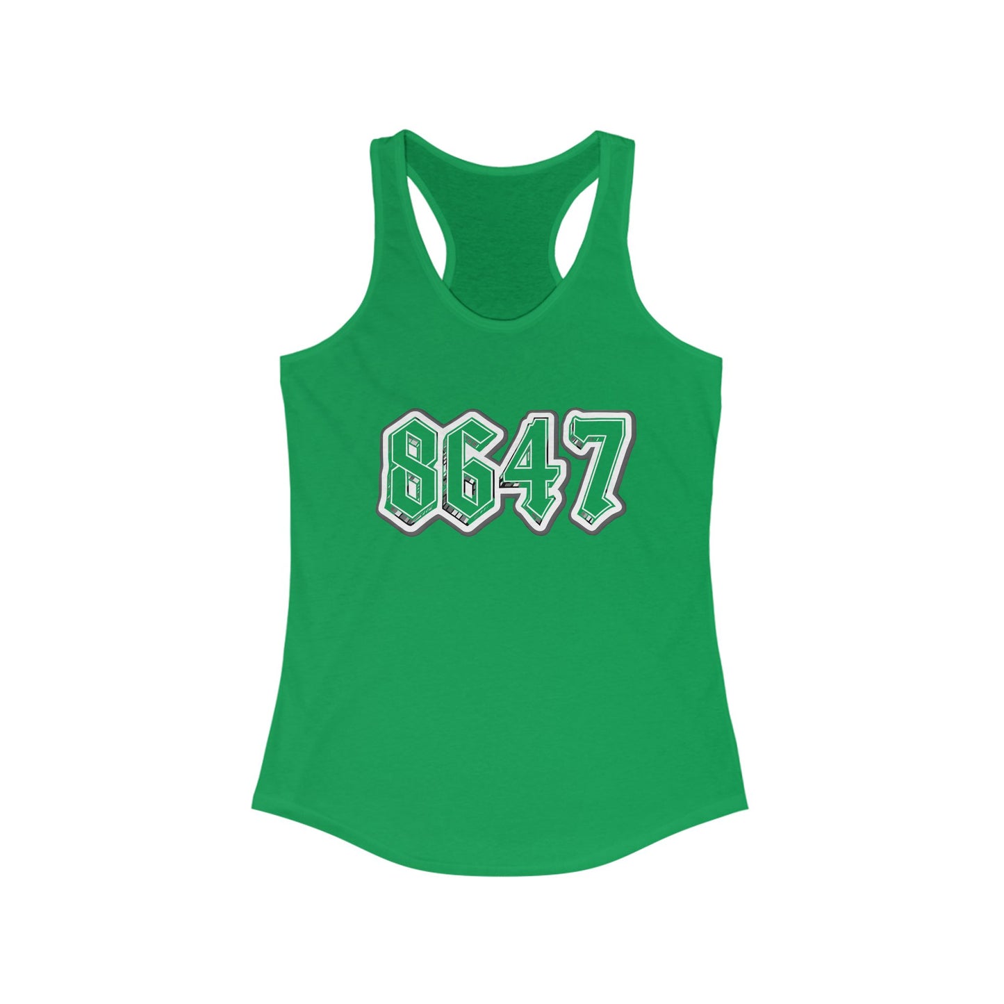 8647 Trendy Racerback Tank Top | Casual Summer Wear, Athletic Apparel, Workout Gear, Gift for Her, Fitness Top