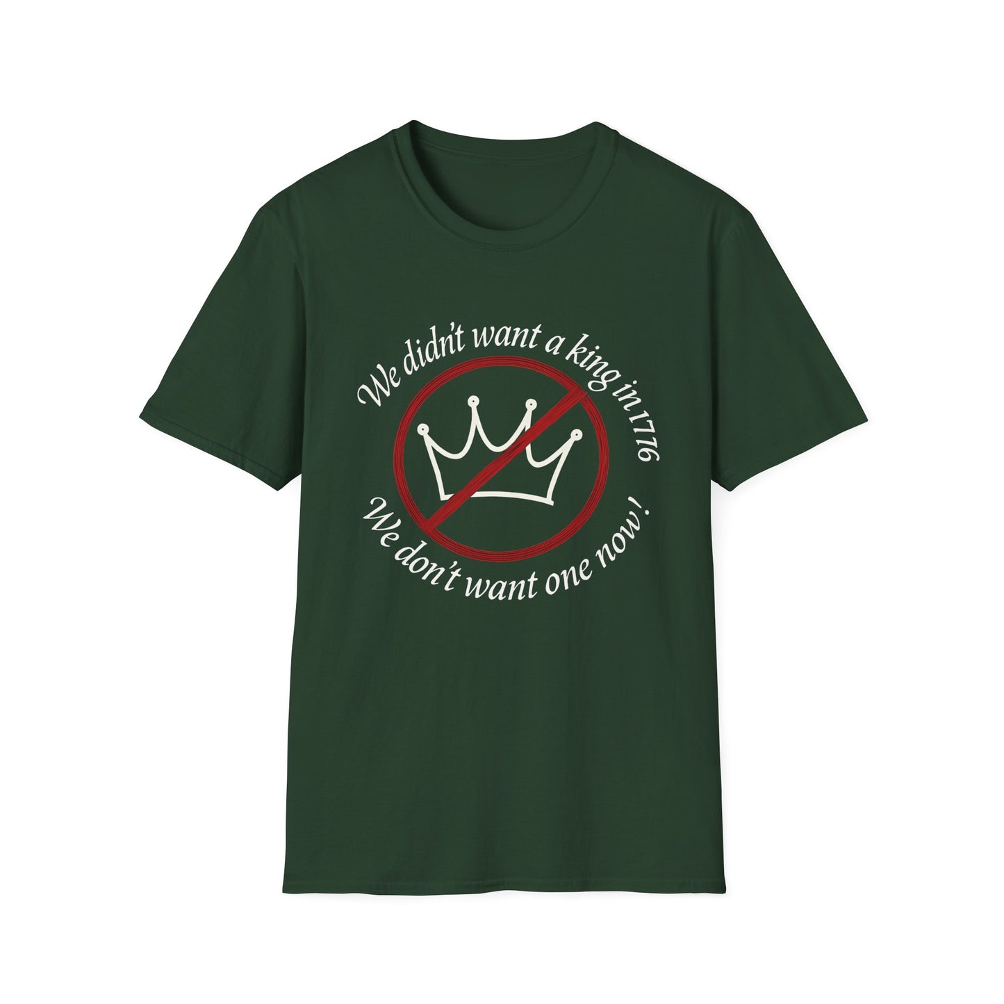 No Kings in 1776 unisex t-shirt, no kings political tee, anti king tee, unisex fit, protest t-shirt, everyday patriot t-shirt