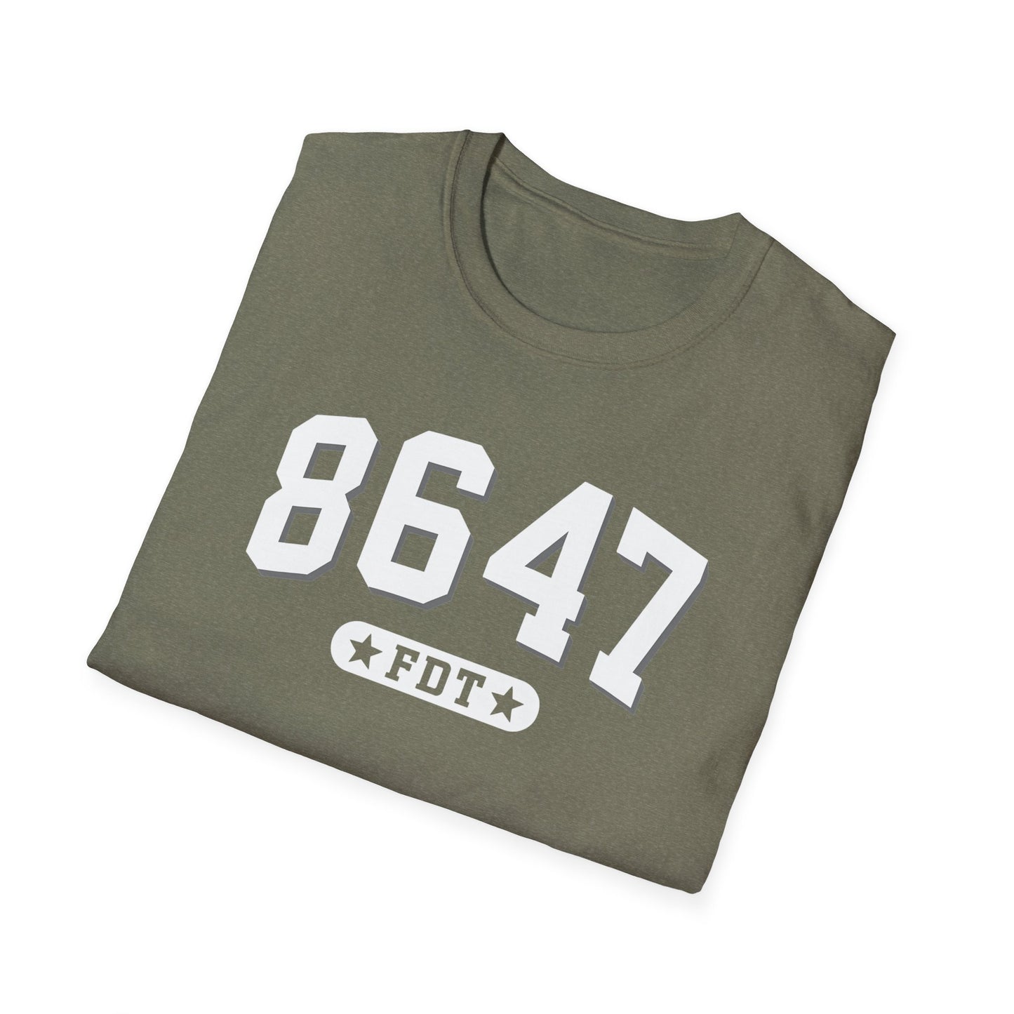 8647 FDT T-Shirt, Unisex Softstyle Tee, anti trump tee, resistance tee, FDT tshirt, protest tee, statement tshirt