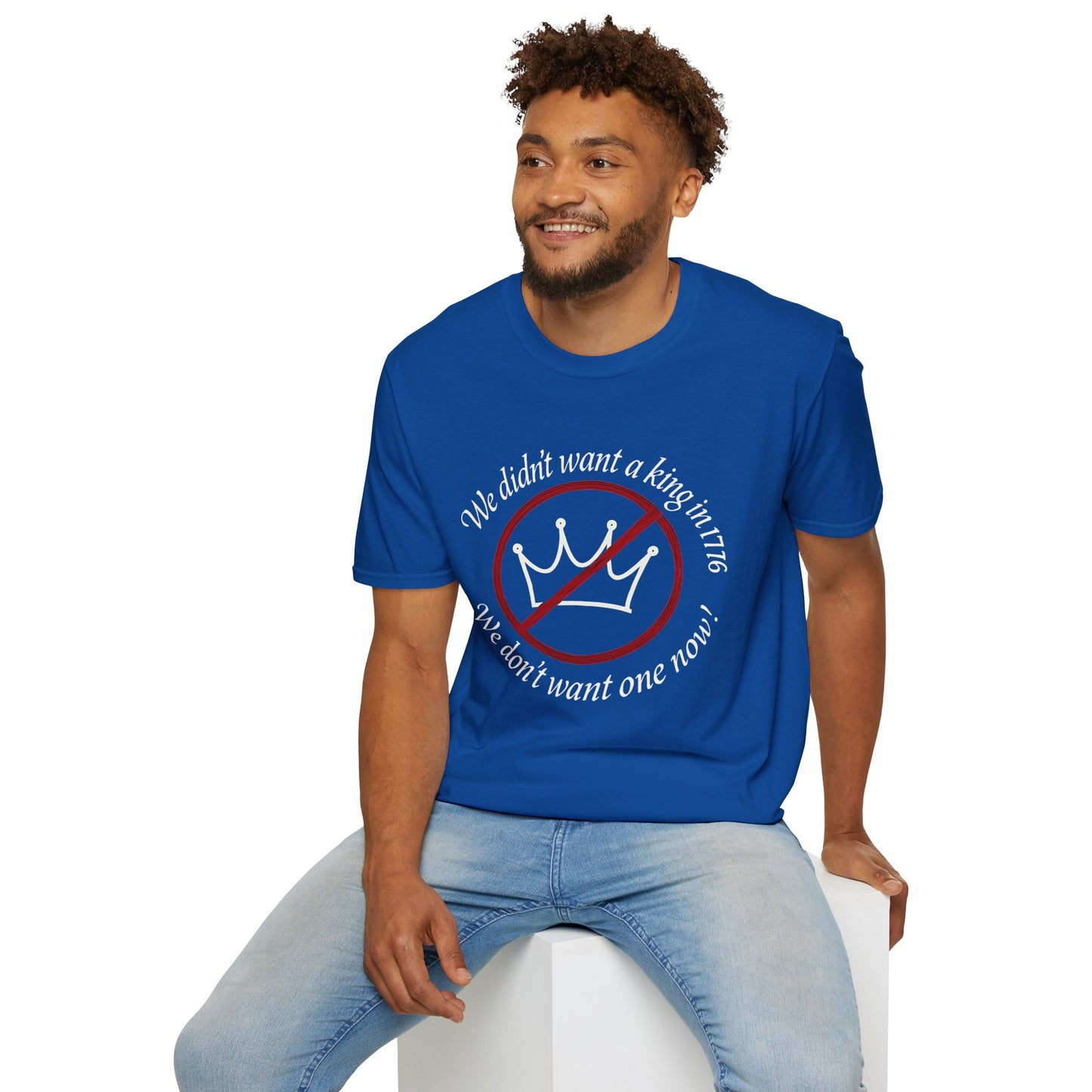 No Kings in 1776 unisex t-shirt, no kings political tee, anti king tee, unisex fit, protest t-shirt, everyday patriot t-shirt