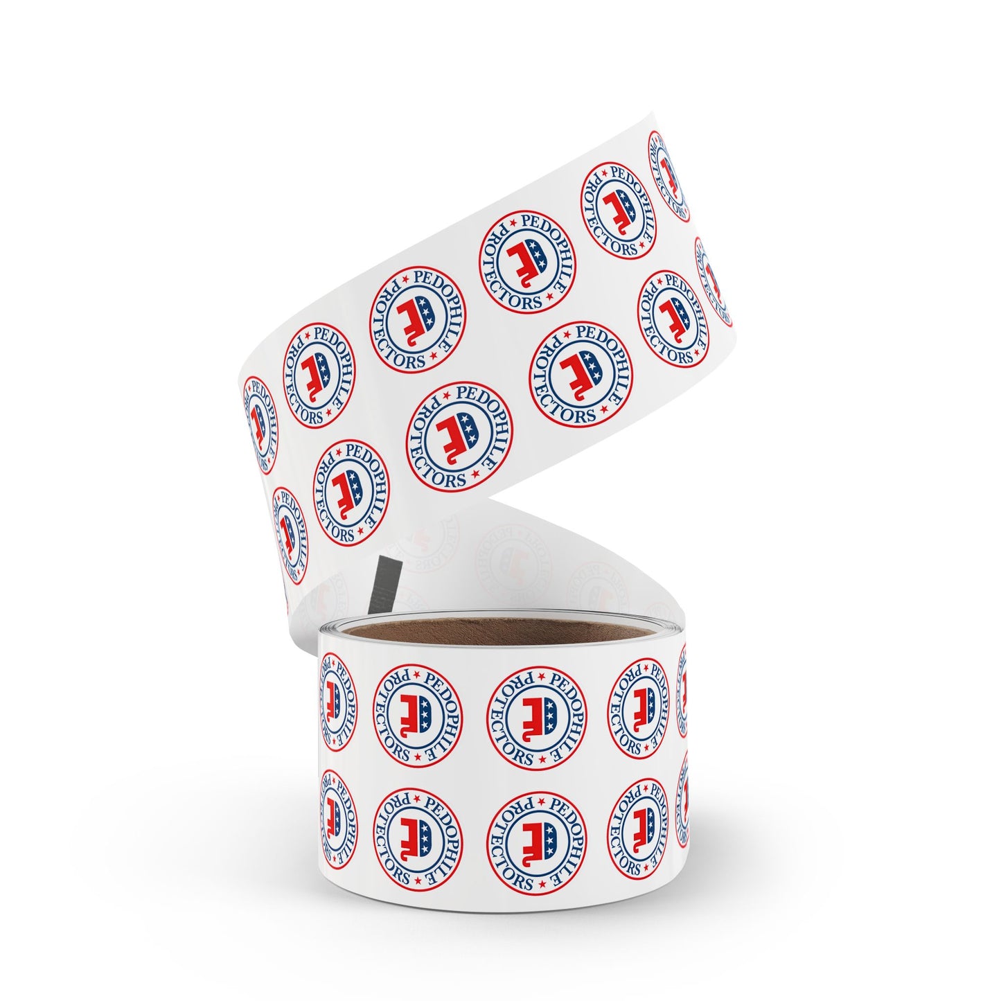 Political Round Sticker Labels, GOP Elephant Stickers, Custom Labels for Events, Party Favors, Fundraising, Campaign Supplies