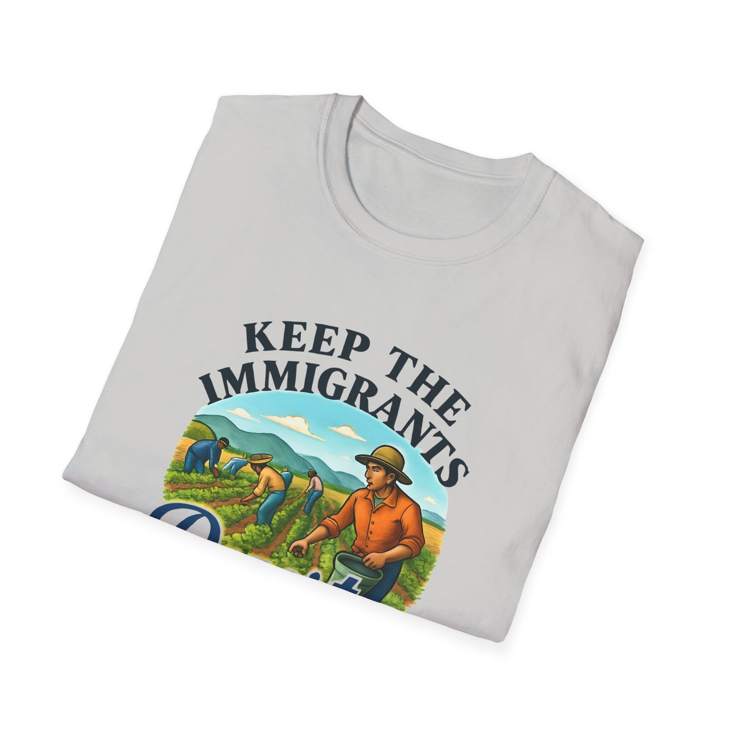 Keep the Immigrants, Deport the Racists -unisex anytime tee,  Casual Wear, Statement Piece, Gift for, Stand with immigrants, anti racists tee