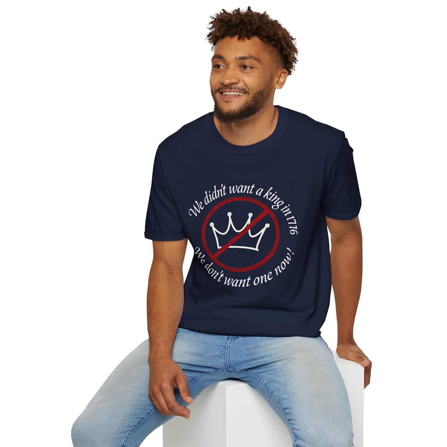 No Kings in 1776 unisex t-shirt, no kings political tee, anti king tee, unisex fit, protest t-shirt, everyday patriot t-shirt