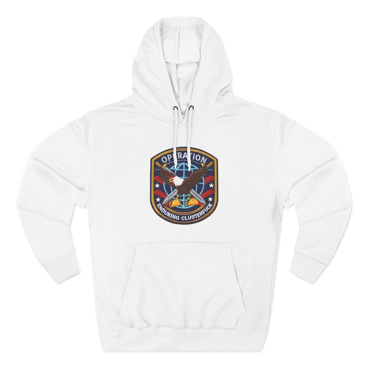 Operation Enduring Clusterfuck Fleece Hoodie, Funny Political Fleece Hoodie, Trendy and Cozy Sweatshirt