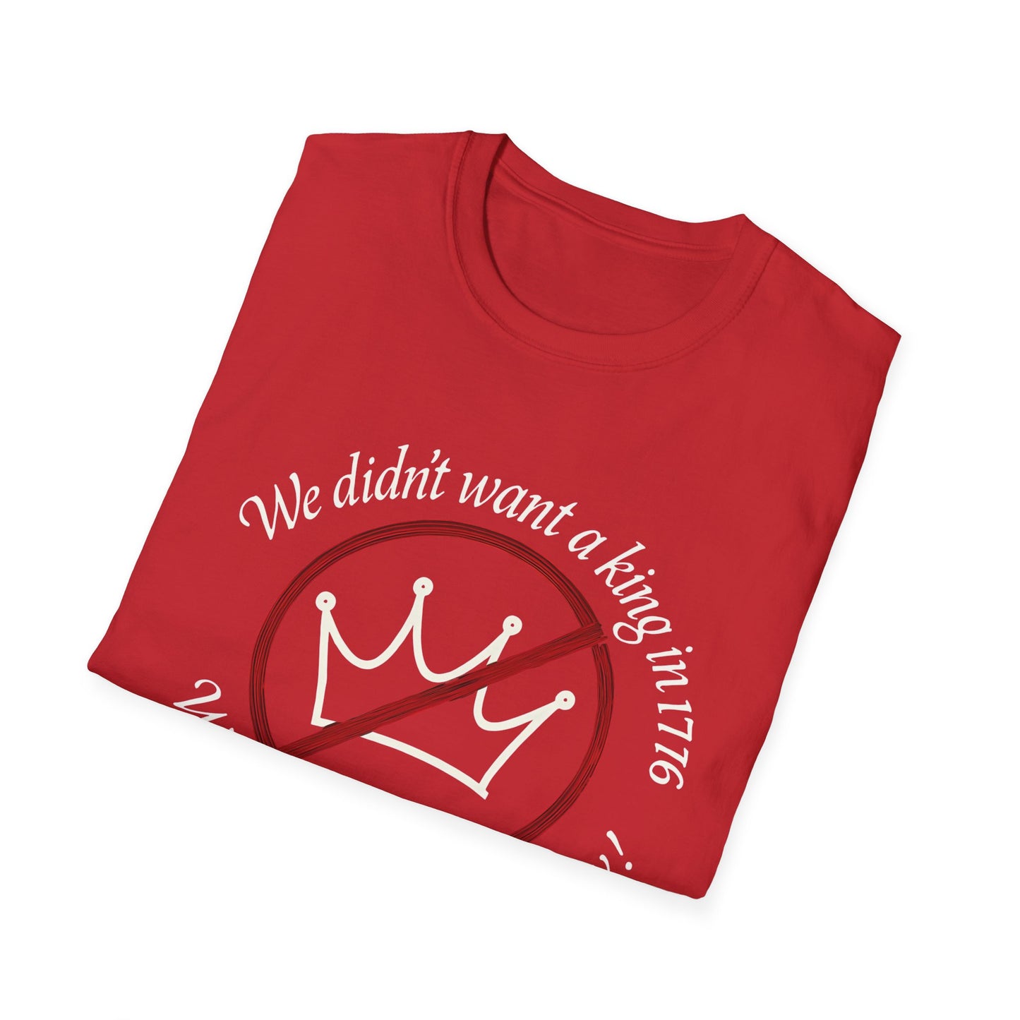 No Kings in 1776 unisex t-shirt, no kings political tee, anti king tee, unisex fit, protest t-shirt, everyday patriot t-shirt