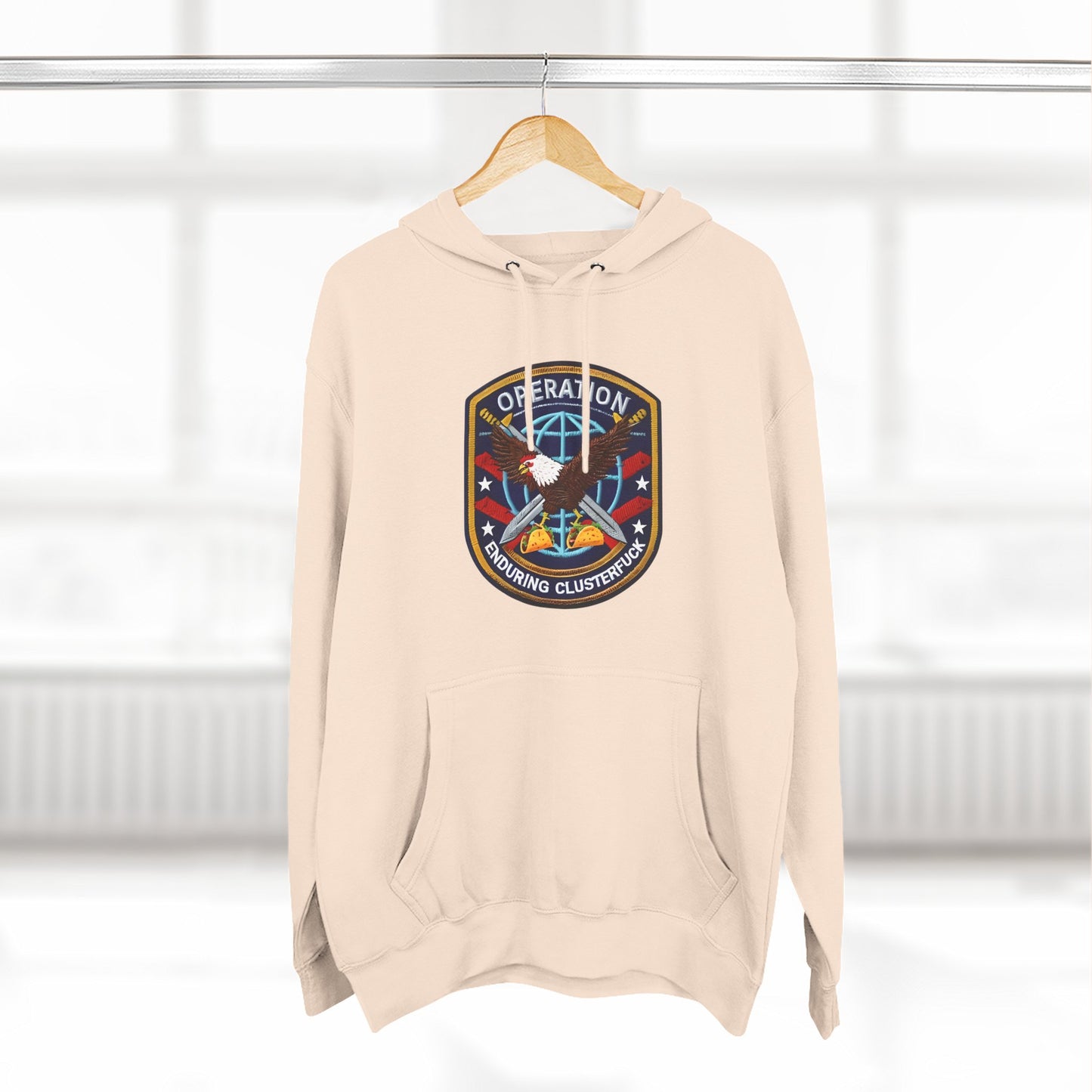 Operation Enduring Clusterfuck Fleece Hoodie, Funny Political Fleece Hoodie, Trendy and Cozy Sweatshirt
